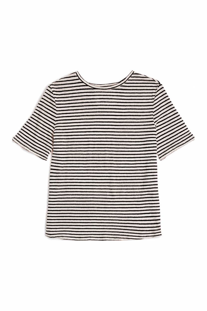 T-shirt Olivia - striped - lin - Kuyichi 06