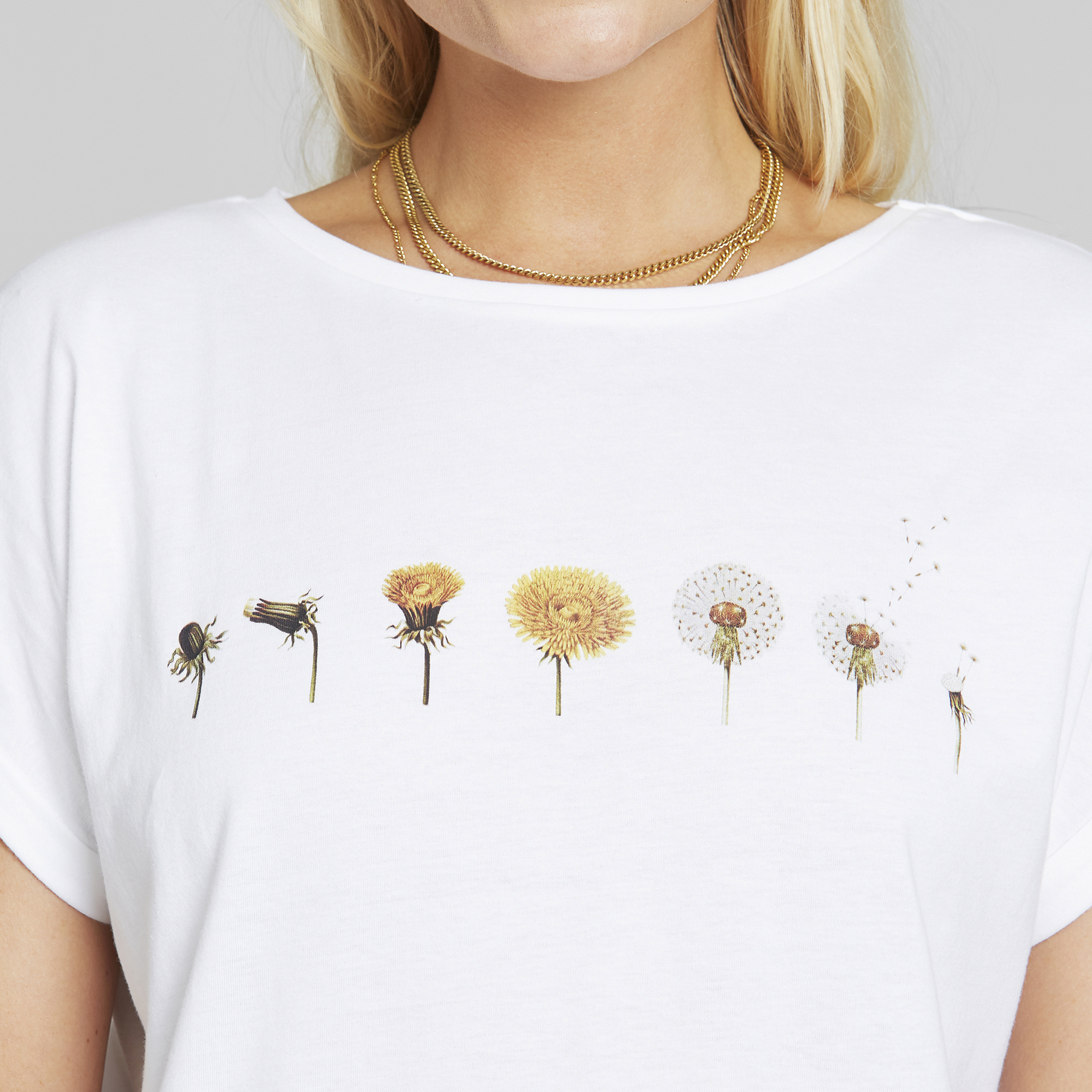 T-shirt Dandelion - coton biologique - Dedicated 04