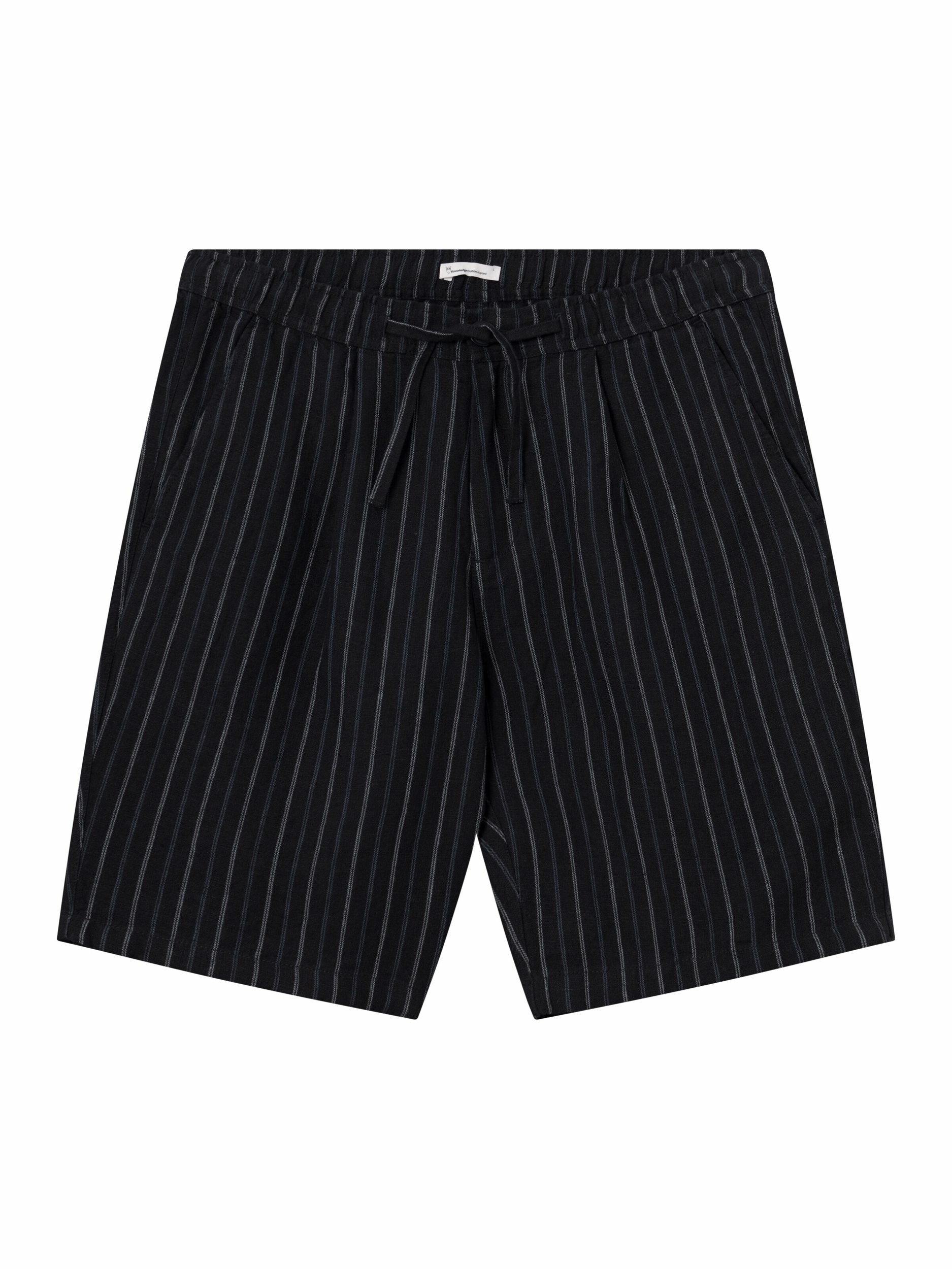 1050002 - Loose striped shorts - GOTS-Vegan - 8003 Stripe - navy - Extra 3
