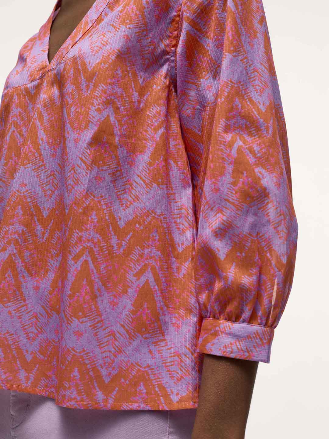 Blouse Wild Waves - coton biologique - Lanius 04