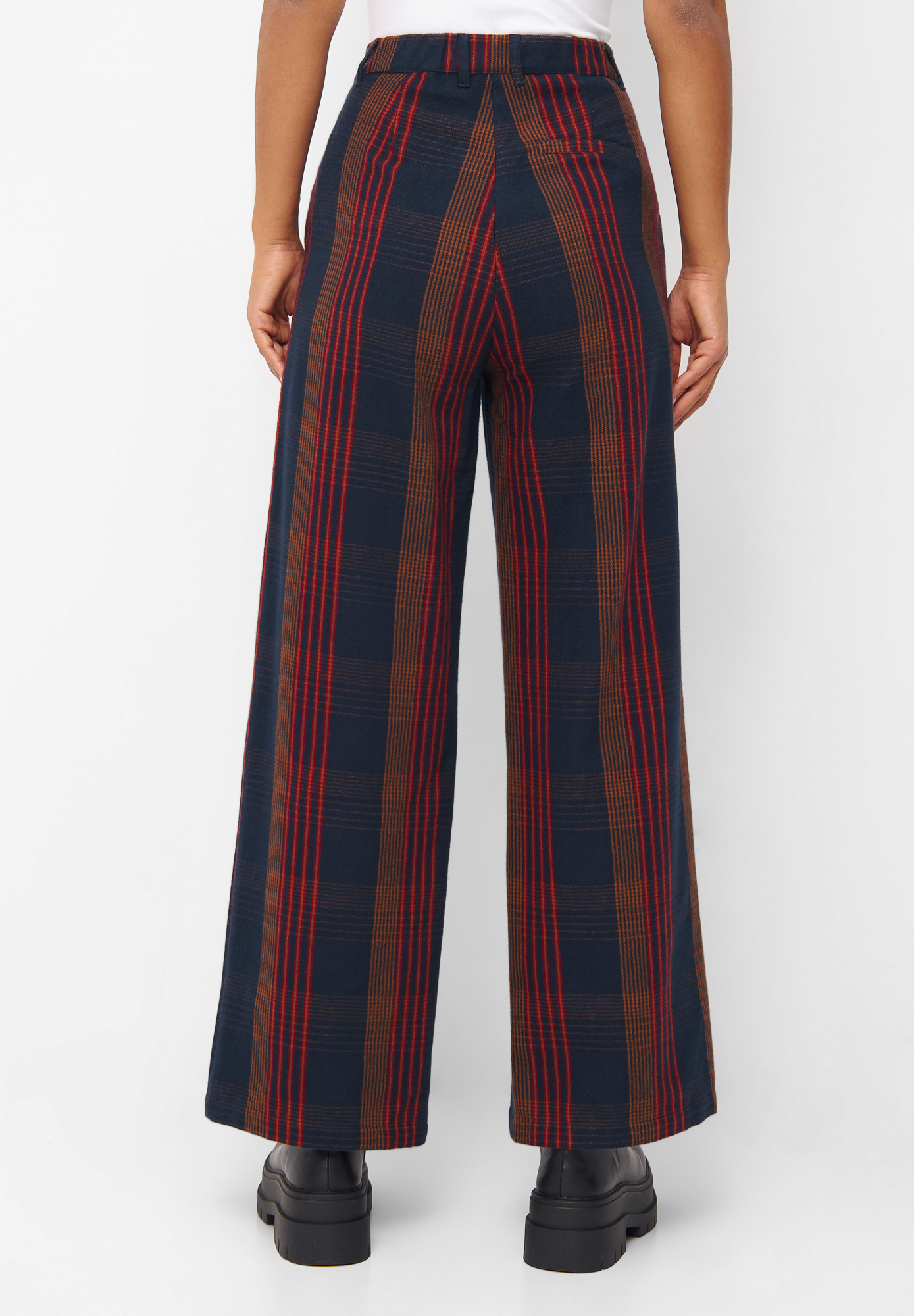 Pantalon Beatrice - flanelle - coton biologique - carreaux - Givn 04