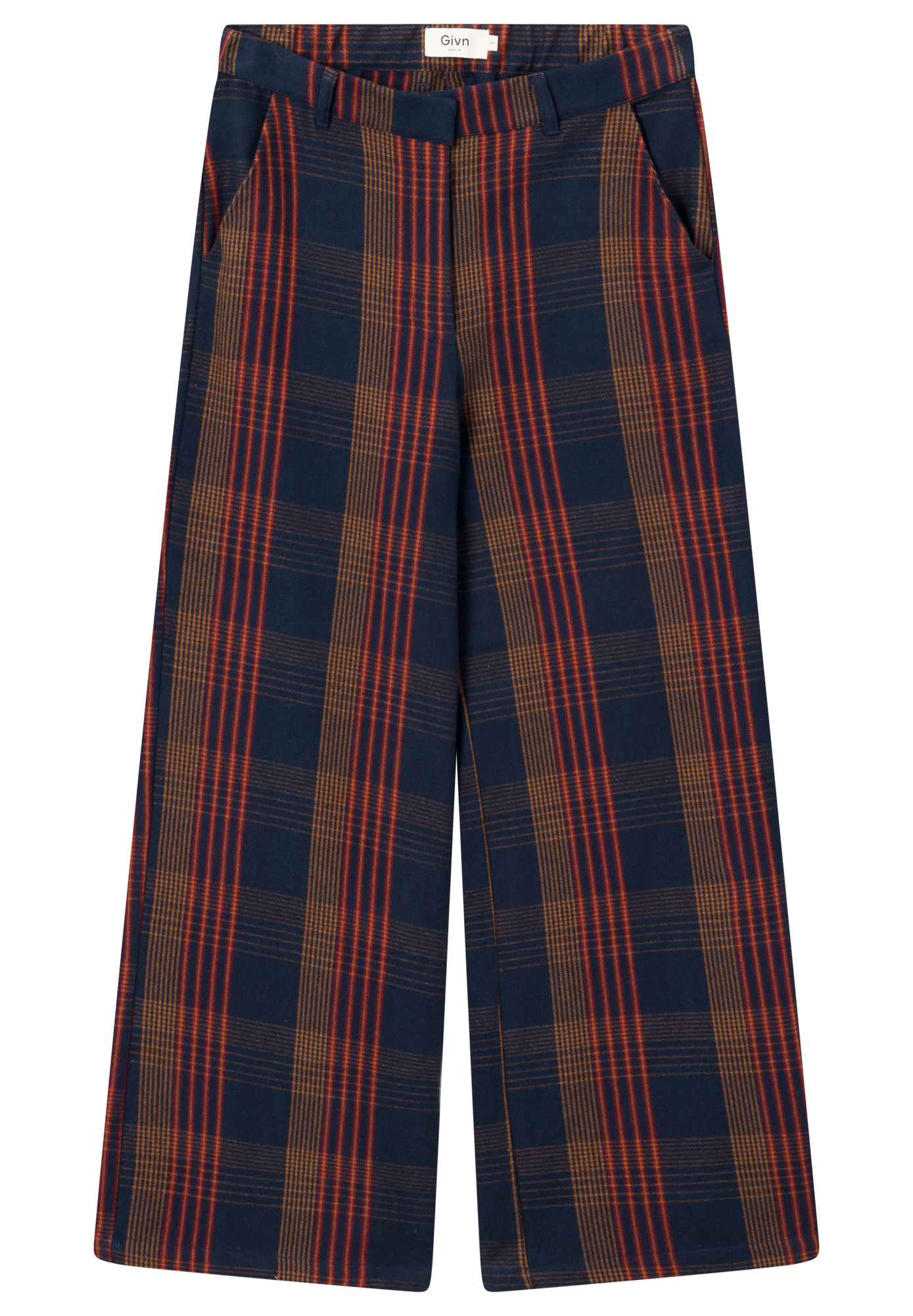 Pantalon Beatrice - flanelle - coton biologique - carreaux - Givn 05