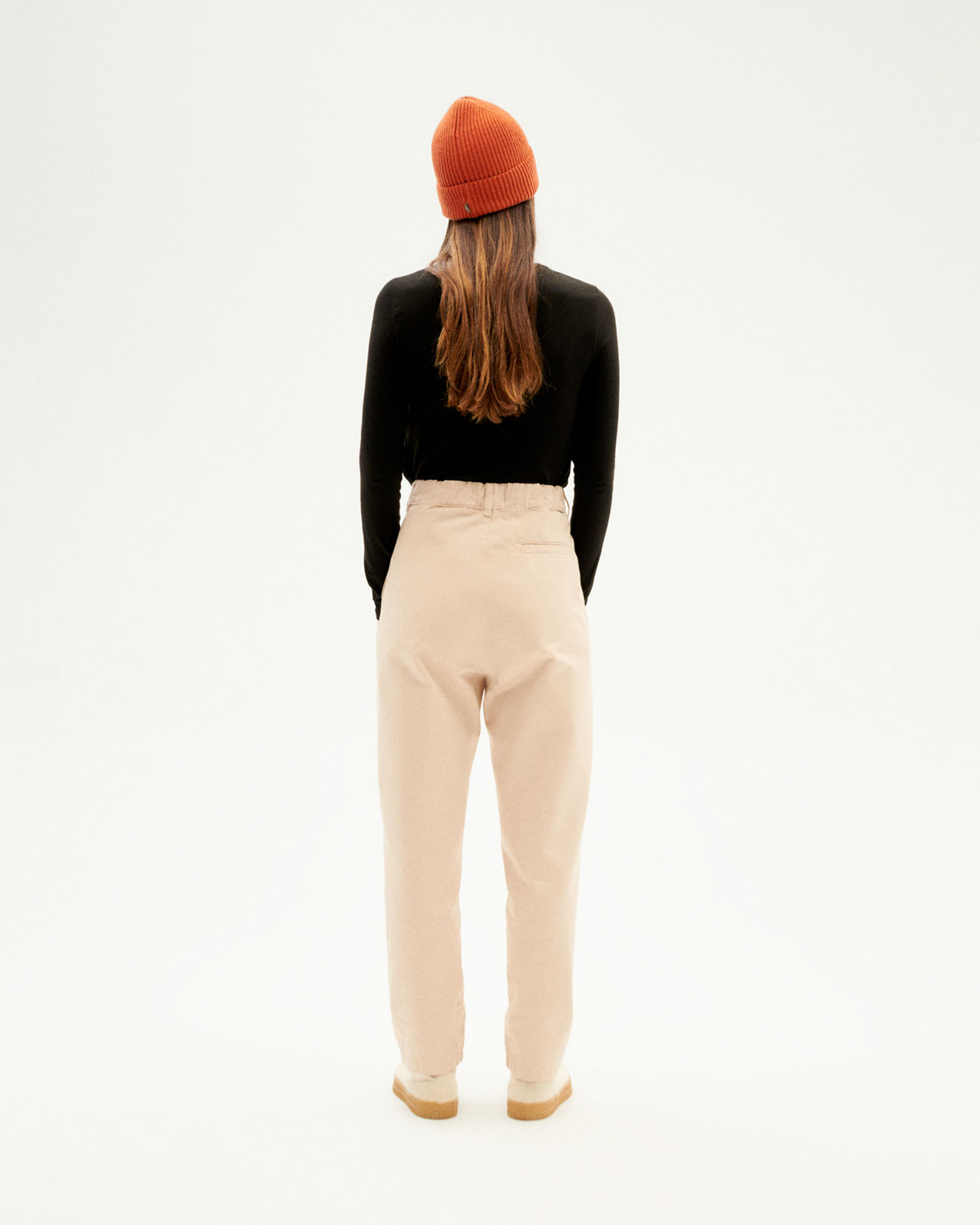 Pantalon Rina - beige - coton biologique - Thinking Mu 04