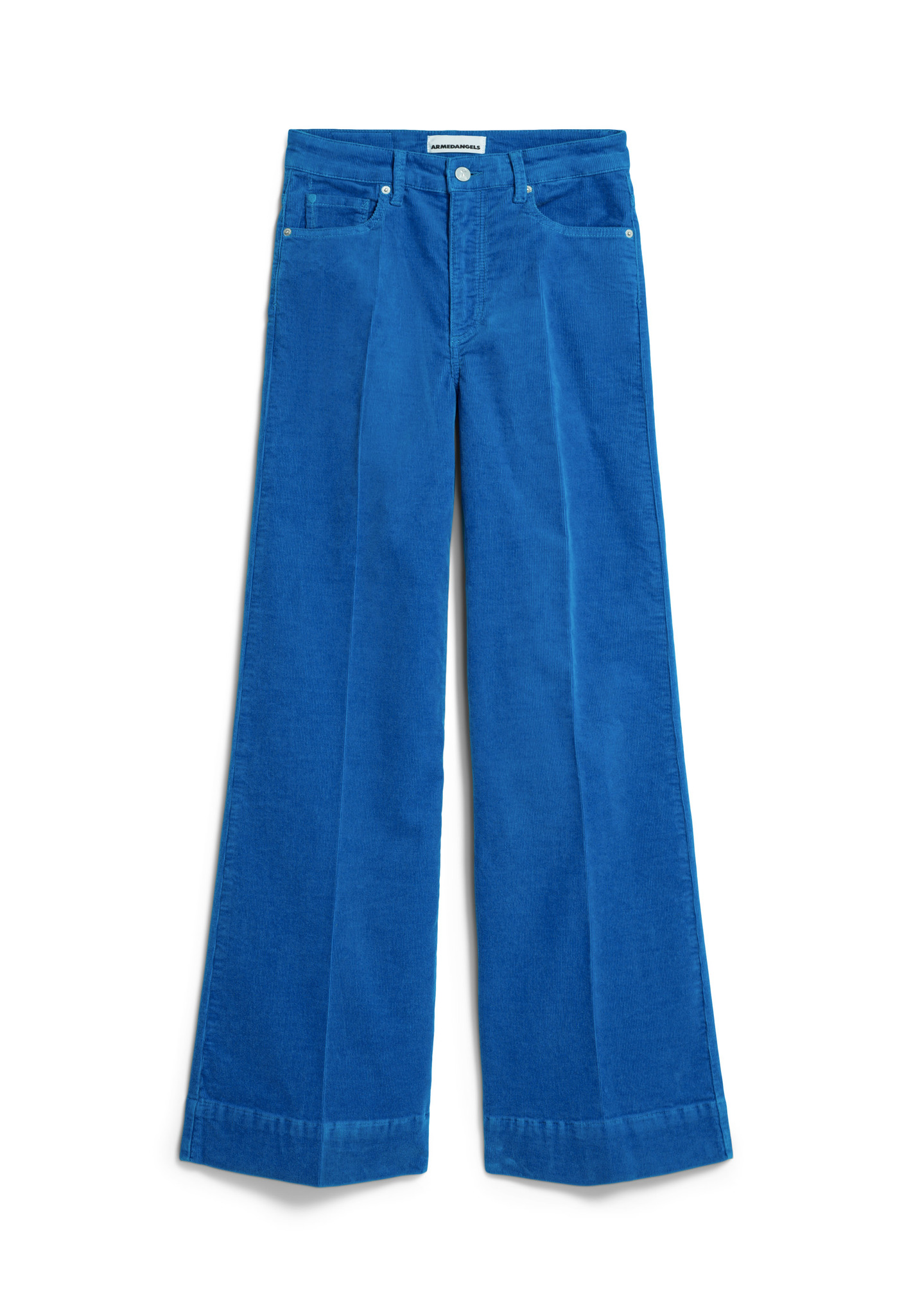 Pantalon Murliaa - velours - coton biologique - warm blue - Armed Angels 06