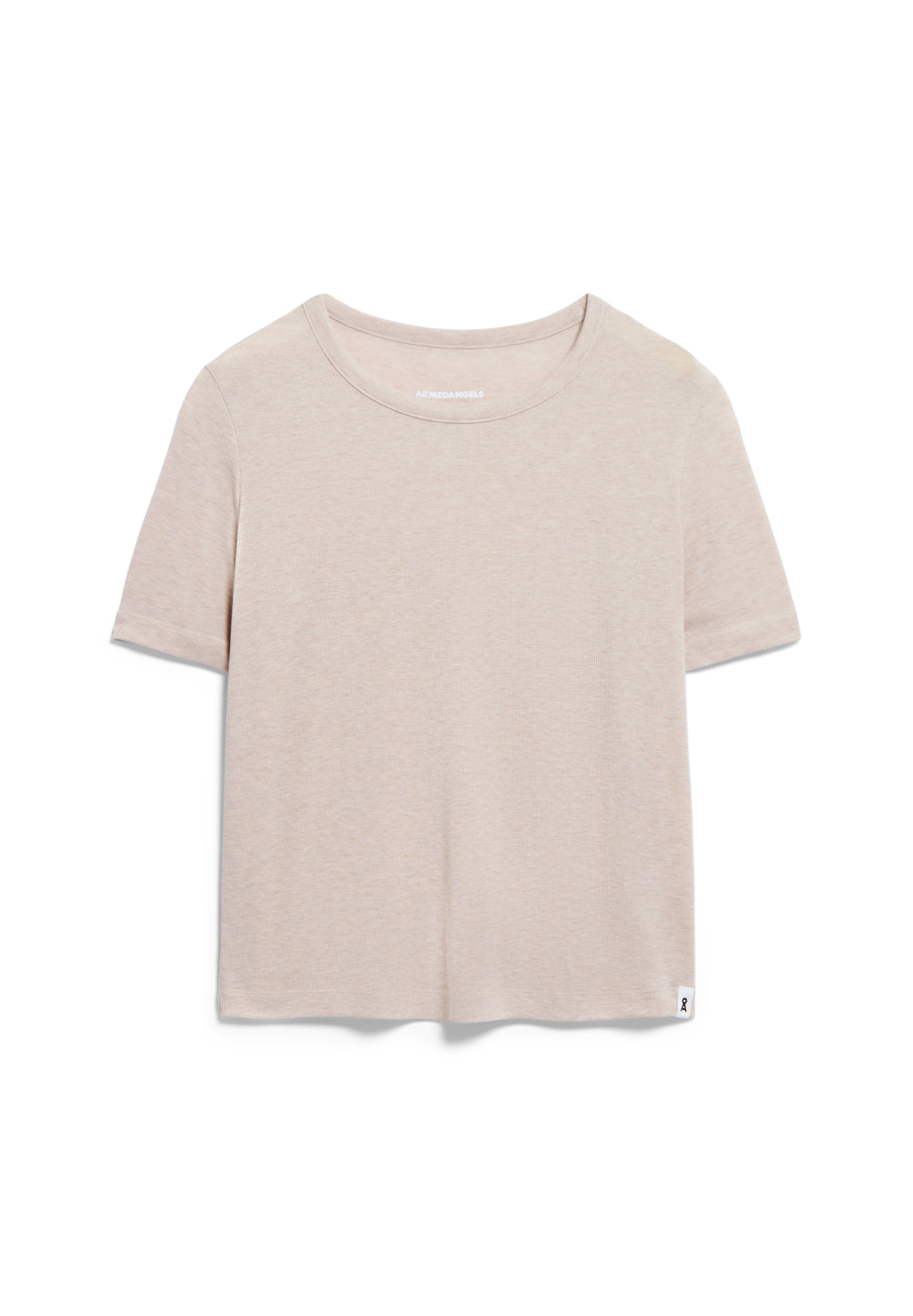 T-shirt Genevraa - sandstone melange - tencel et coton biologique - Armed Angels01