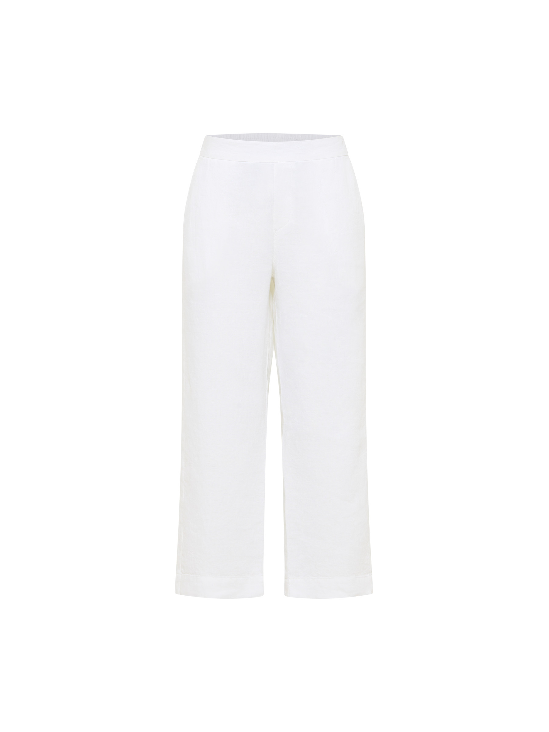 Pantalon Xena - blanc - lin -LANIUS 01