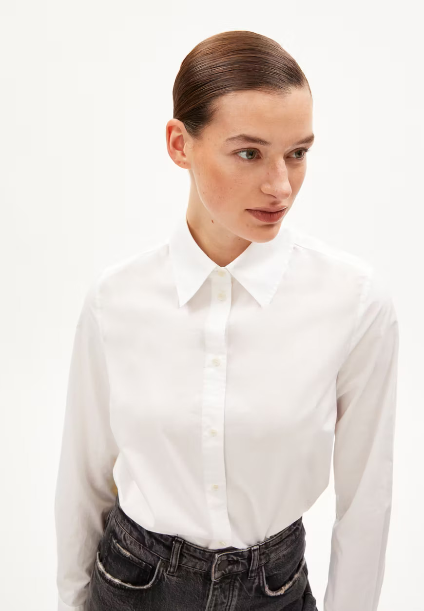 Chemisier Louilaa-white - coton biologique - Armed Angels 03