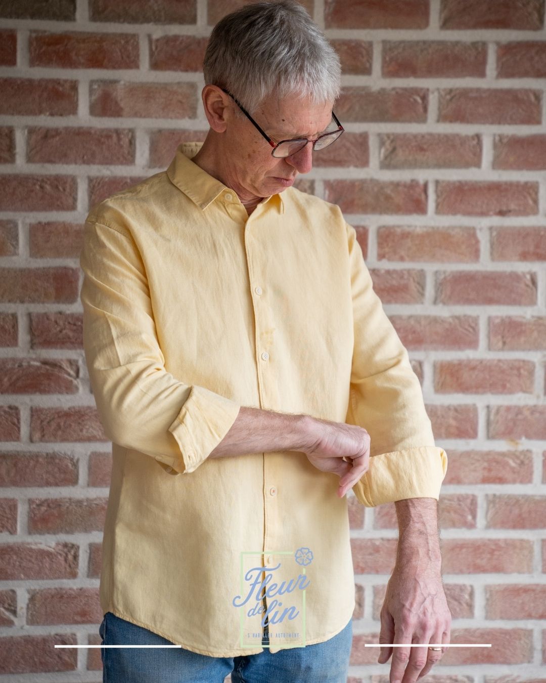 Chemise Nico jaune - Kuyichi