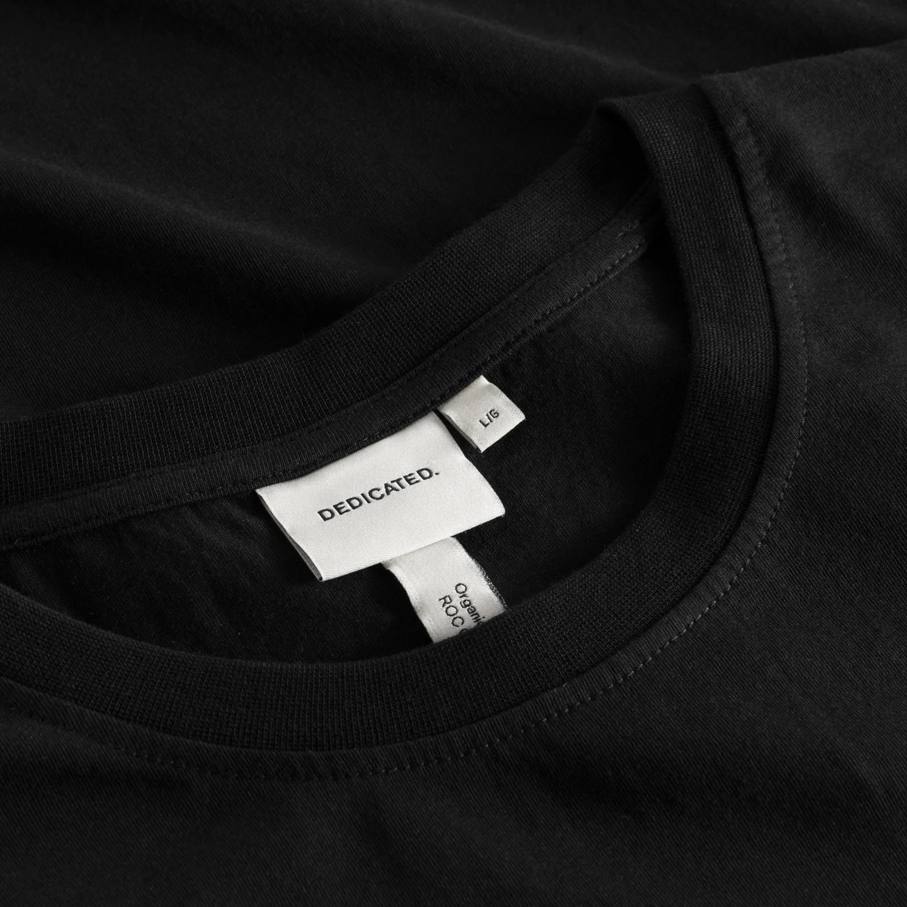 T-shirt Depresso - black - coton biologique - Dedicated 03