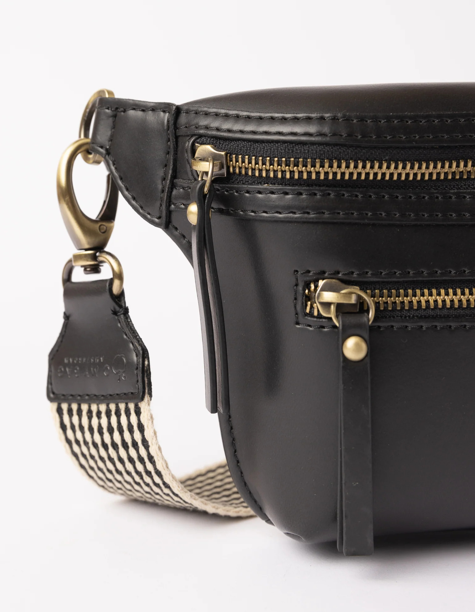 Sac Beck - noir - uppeal - cuir de pommes - O My Bag 06