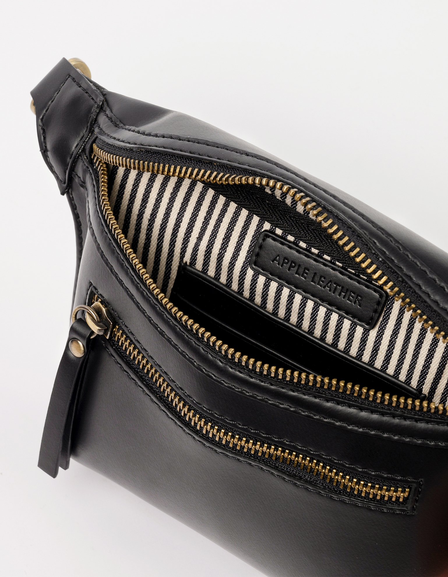 Sac Beck - noir - uppeal - cuir de pommes - O My Bag 04