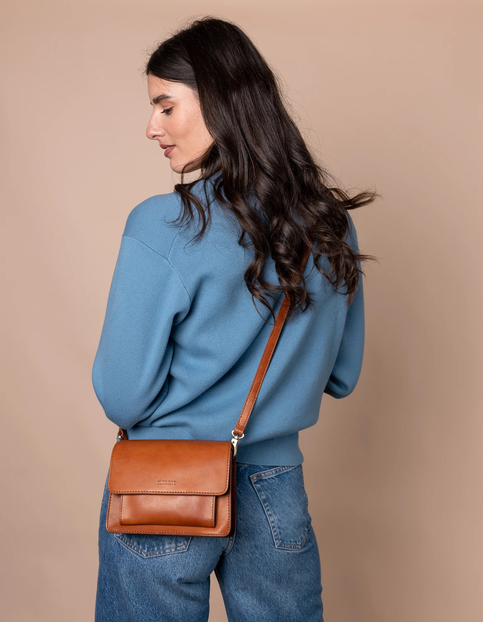 Sac Harper-Mini-Cognac-Classic-Leather-O My Bag 010