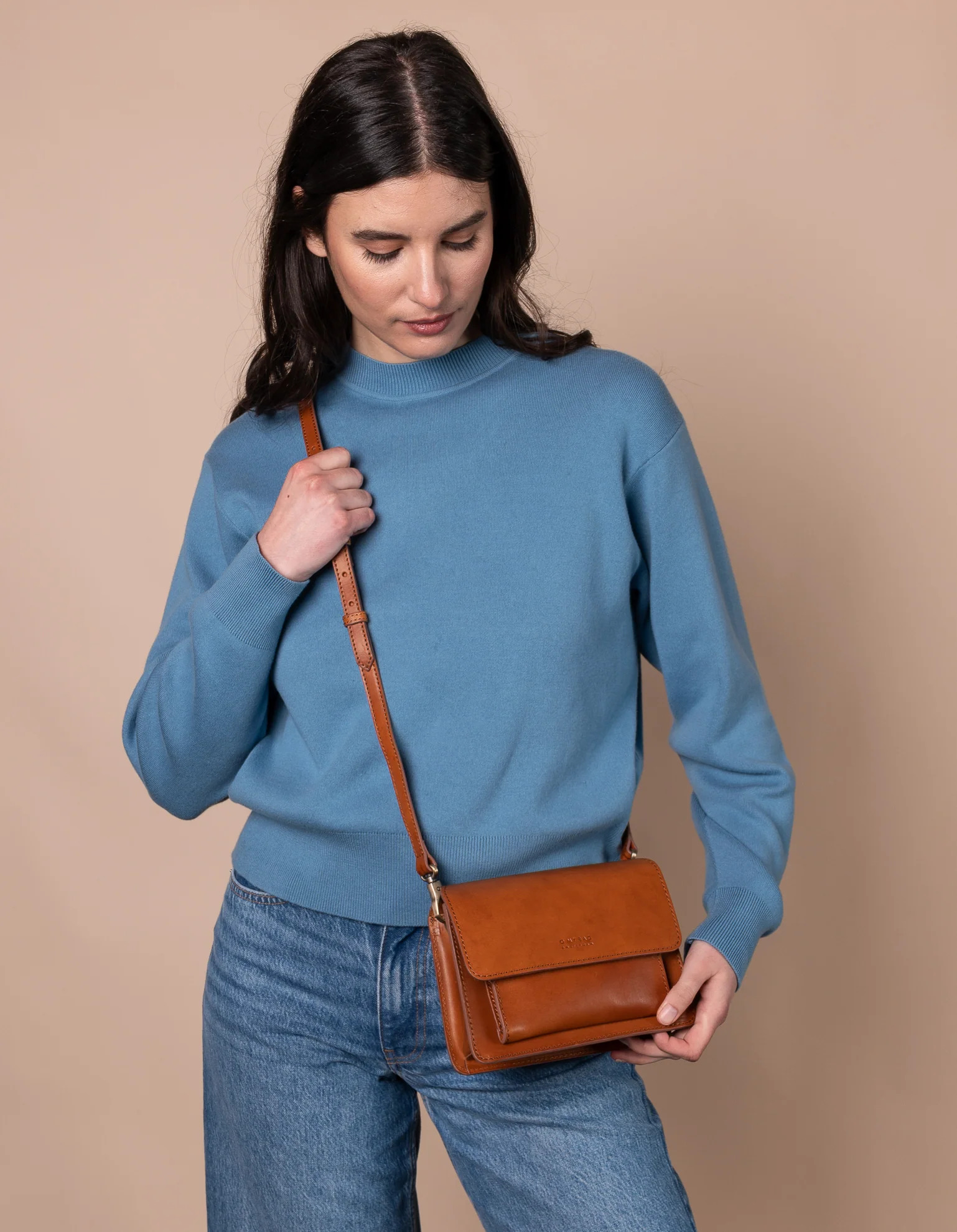 Sac Harper-Mini-Cognac-Classic-Leather-O My Bag 09