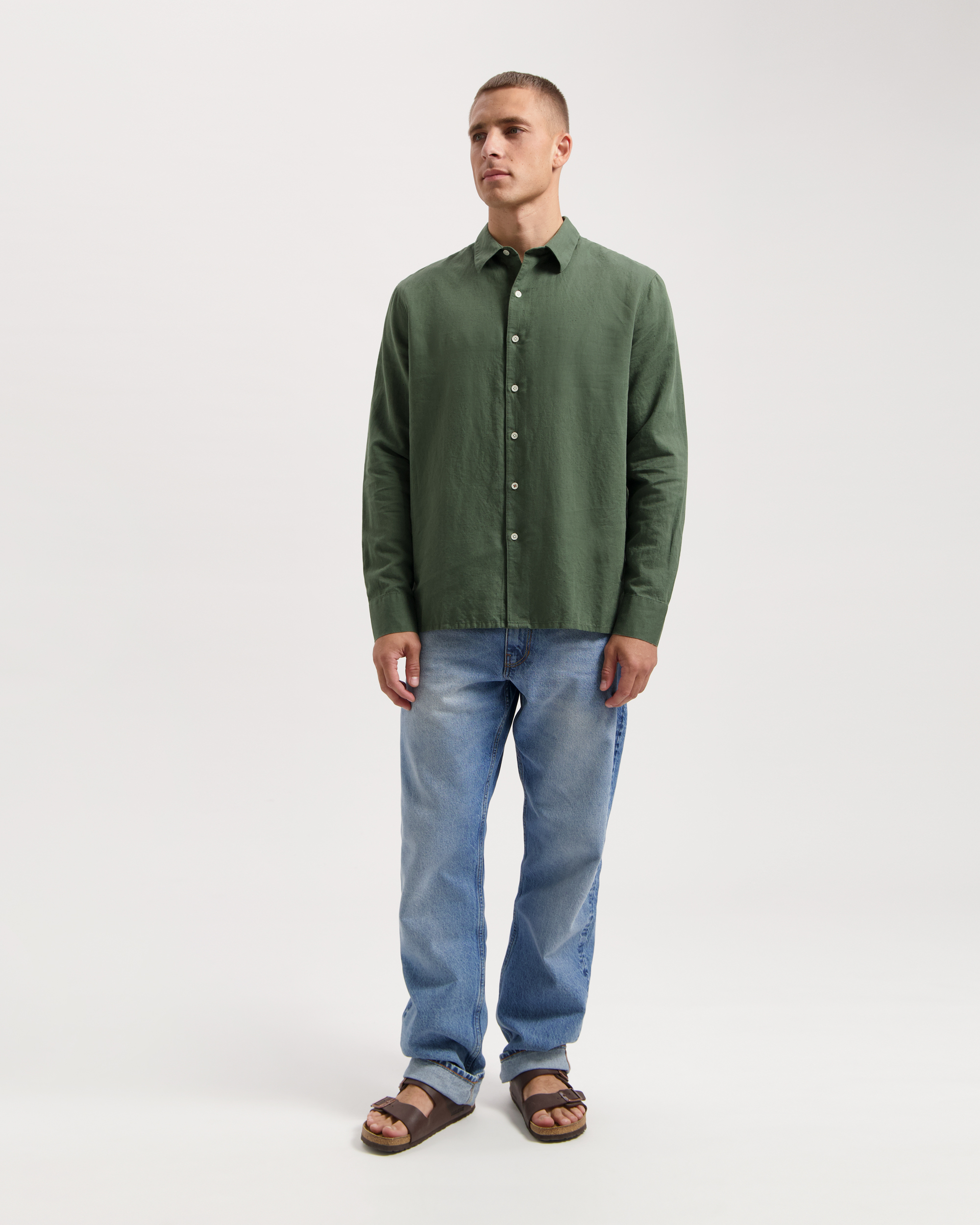 Chemise-Milan-moss-green-coton-biologique-lin-Kuyichi04