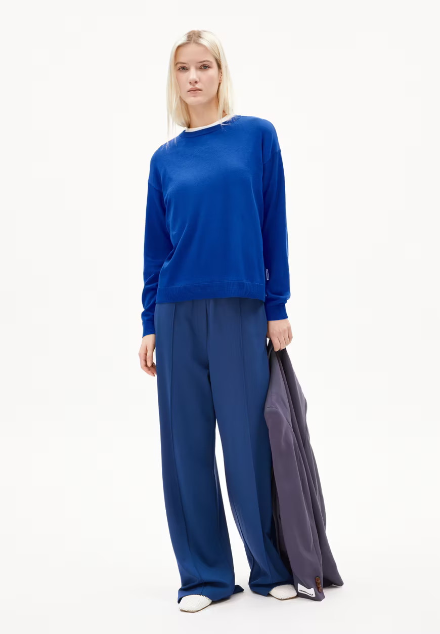 Pull Larunaa - lapis blue - coton biologique et tencel - Armed Angels 05