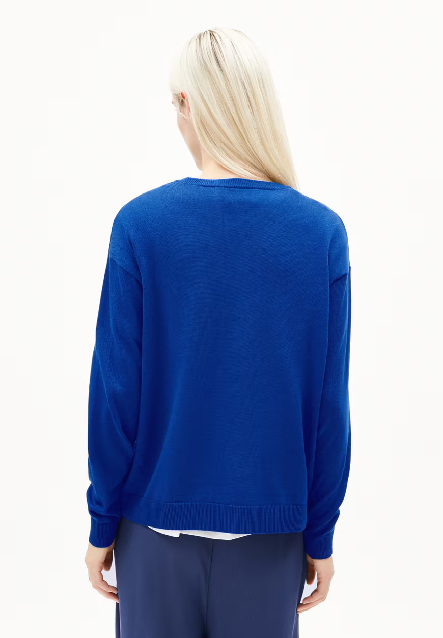 Pull Larunaa - lapis blue - coton biologique et tencel - Armed Angels 02