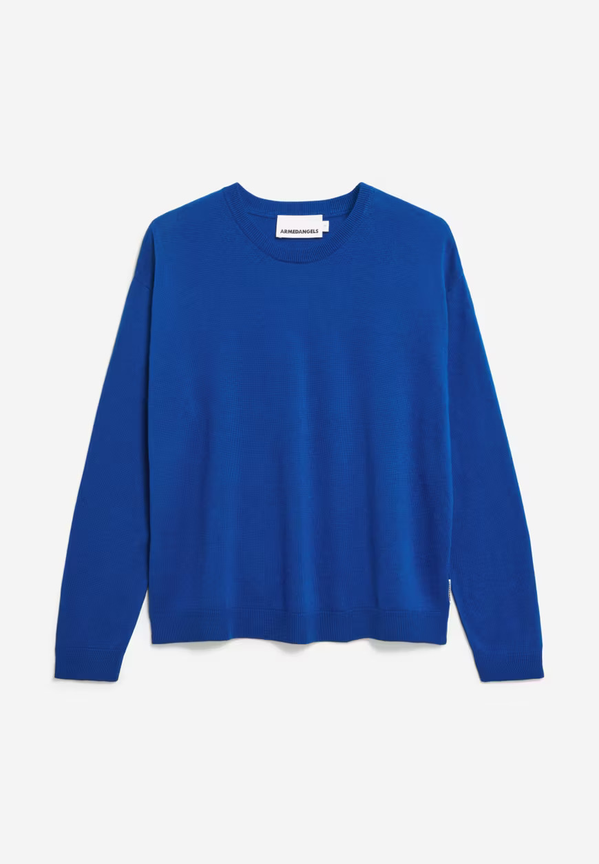 Pull Larunaa - lapis blue - coton biologique et tencel - Armed Angels 06