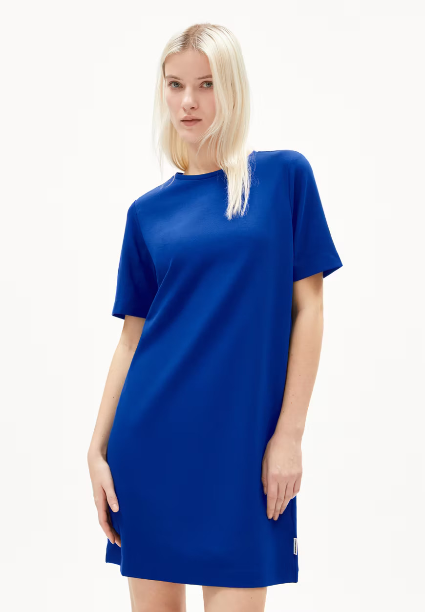 Robe Maariliana - lapis blue - Ecovero et polyamide recyclée - Armed Angels 01