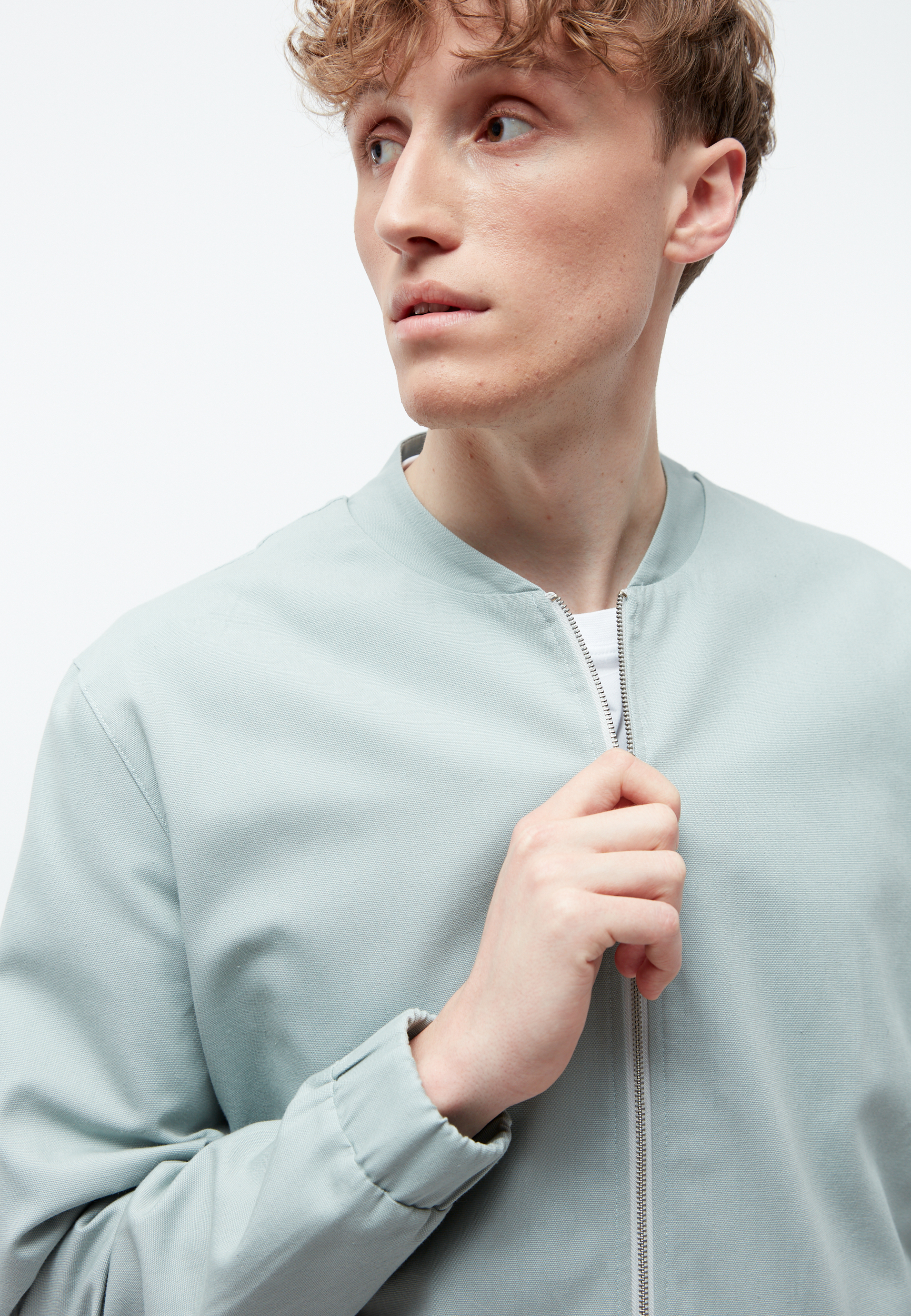 Veste-Casper-Cloudy Mint-coton-biologique-Givn01