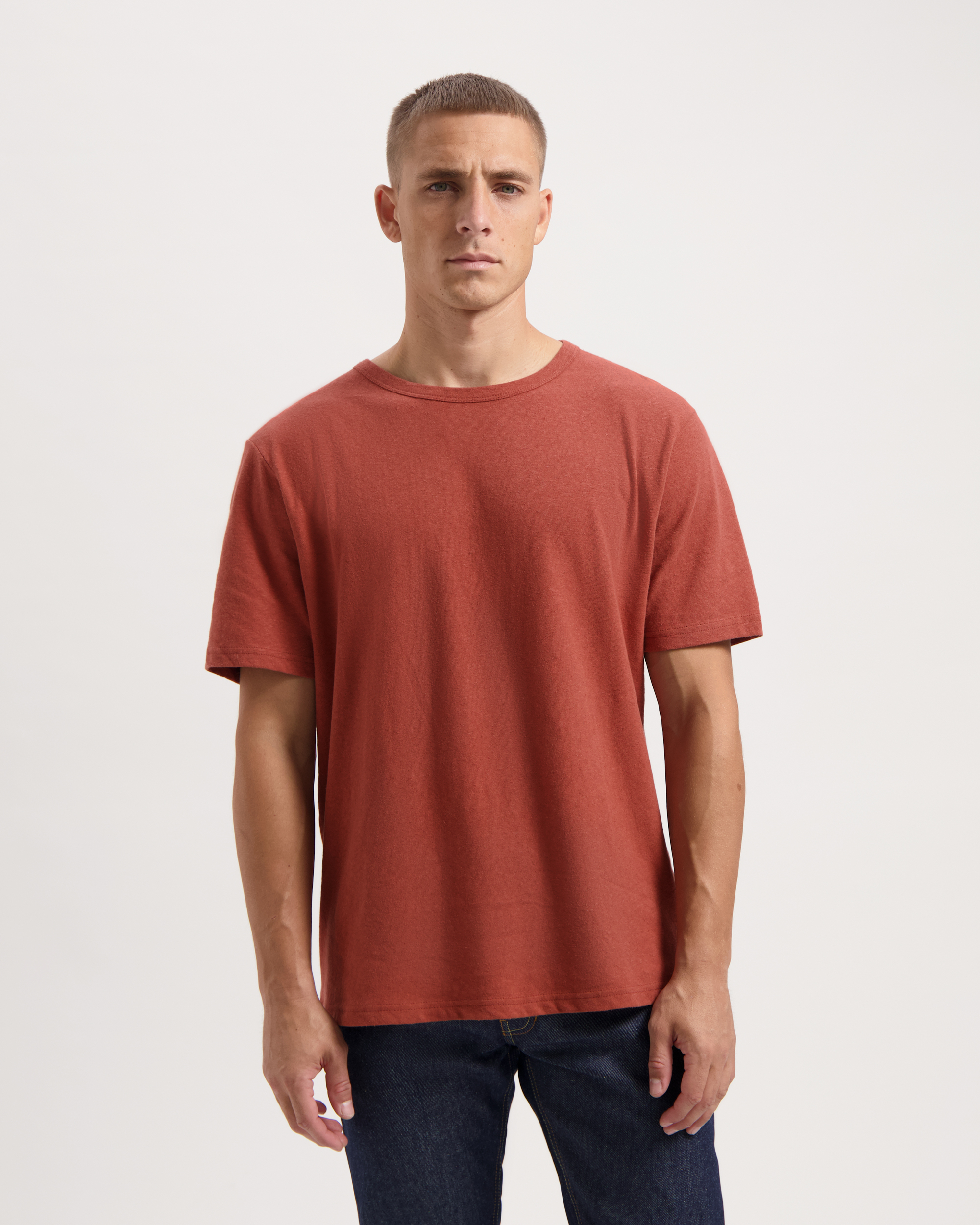 T-shirt-Liam-Terracotta-coton-biologique-chanvre-Kuyichi04