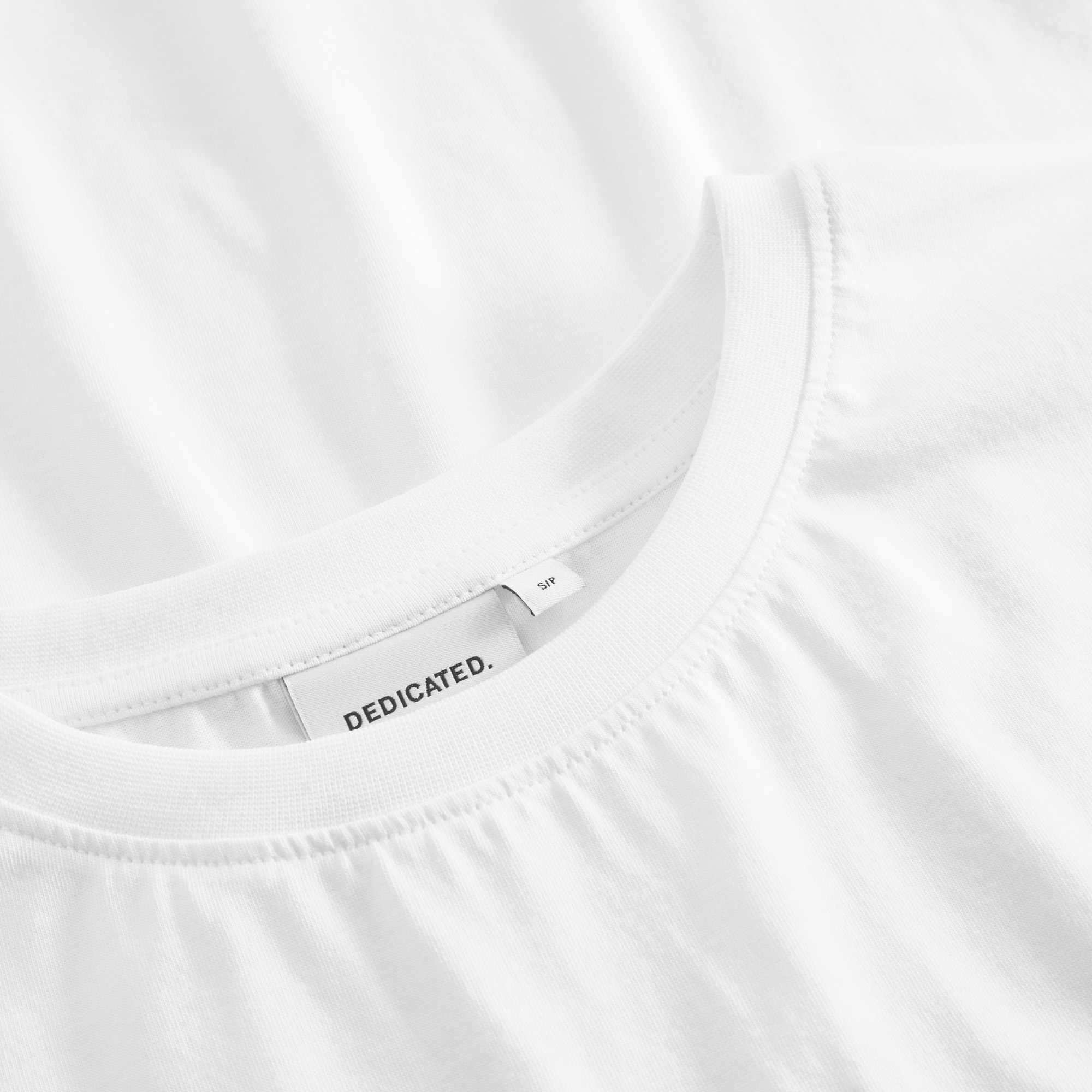 T-shirt Visby Fantasy Flower Bouquet White - coton biologique - Dedicated 04