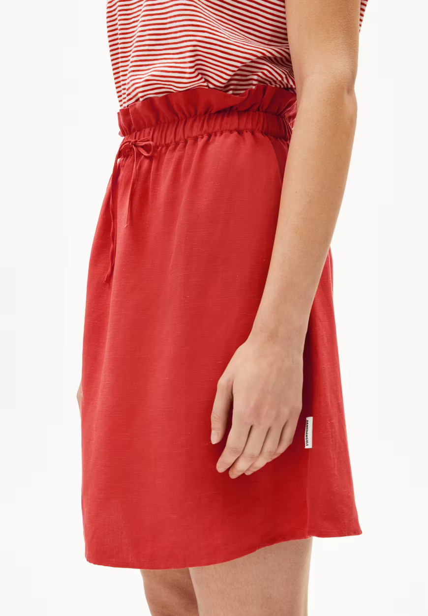 Jupe-filizaa-lino-coral-blush-lin-ecovero-Armed-Angels03