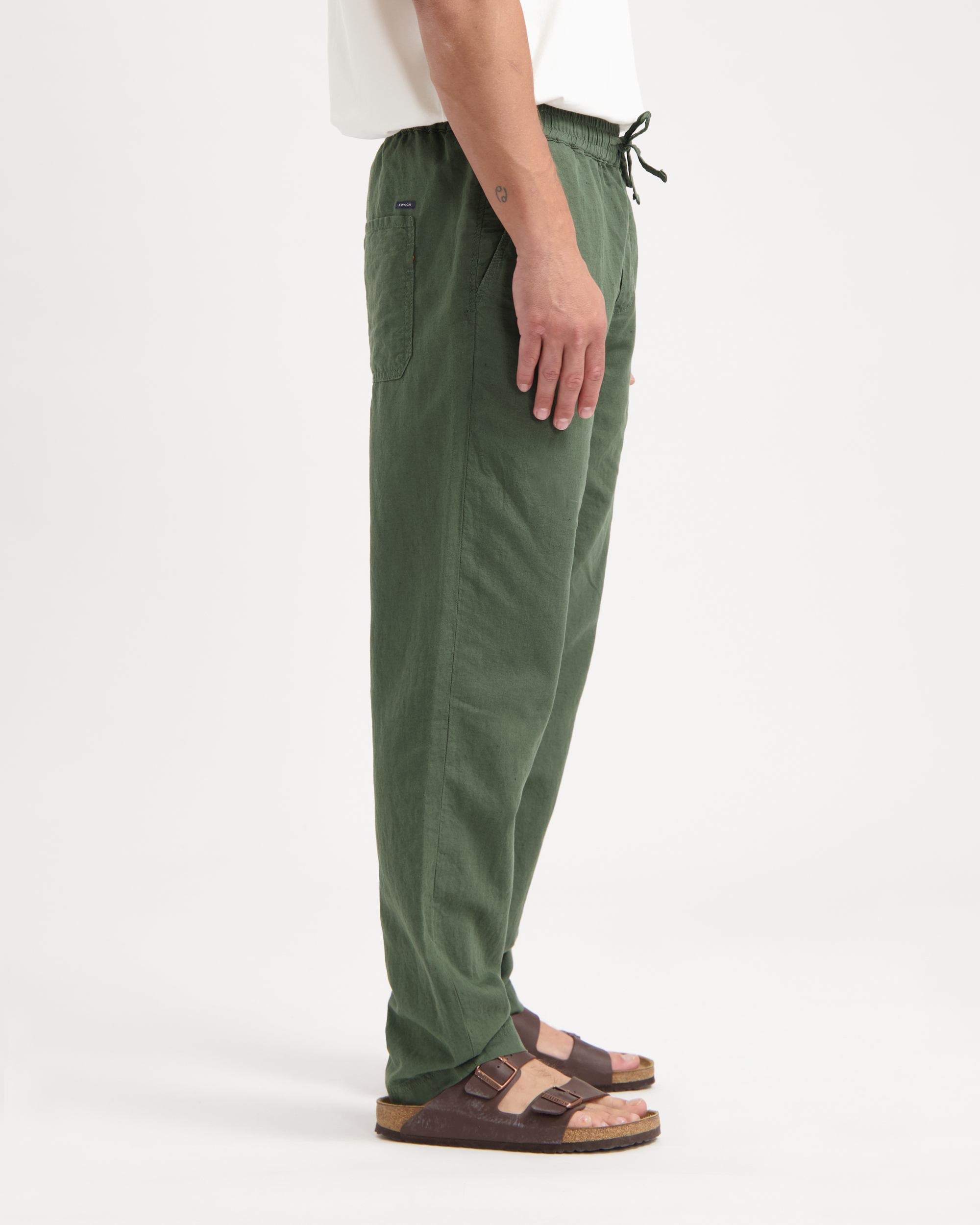 Pantalon-Tyler-Moss-Green-coton-biologique-lin-Kuyichi03