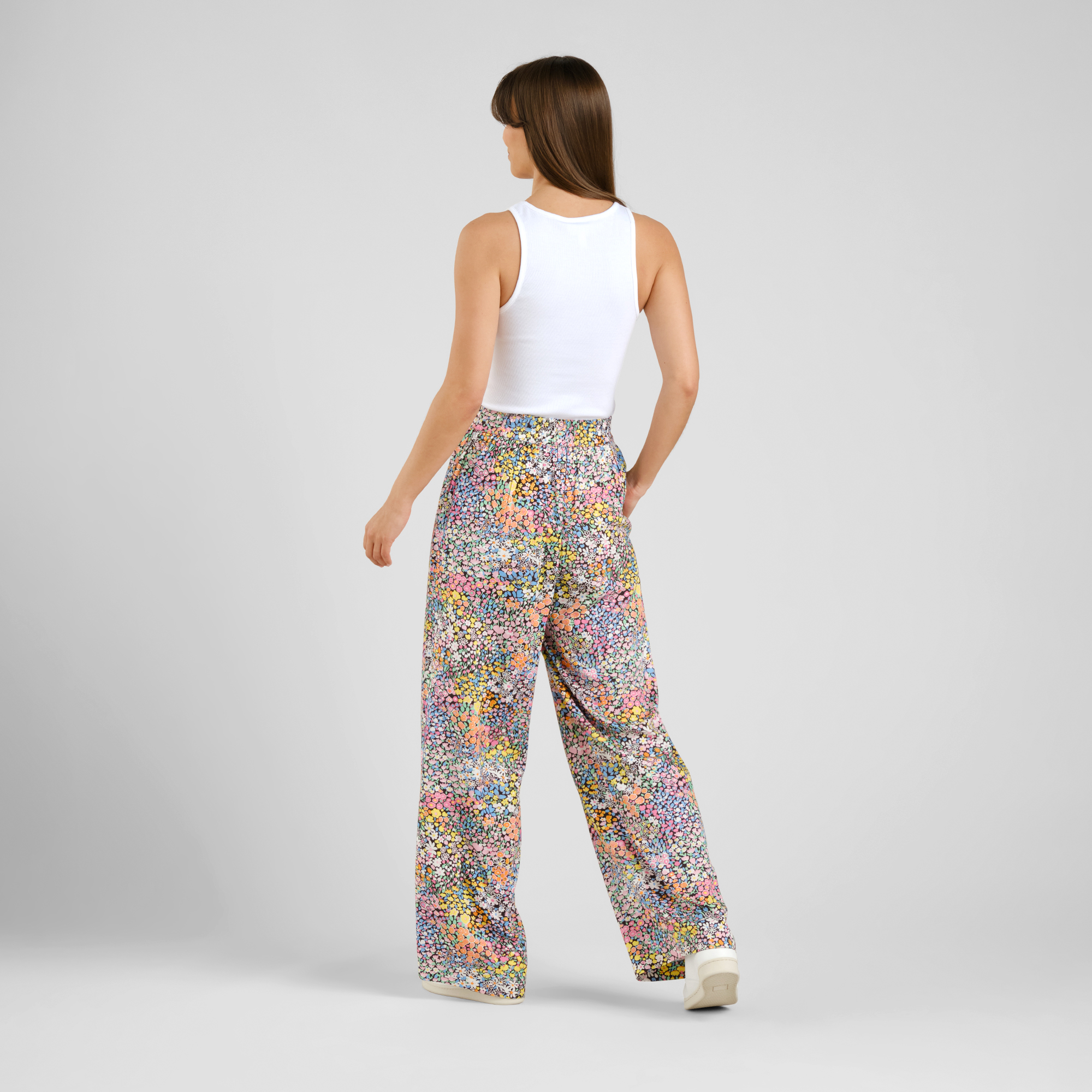 Pants Ale Meadow Flowers Multi Color - Tencel - Dedicated 04