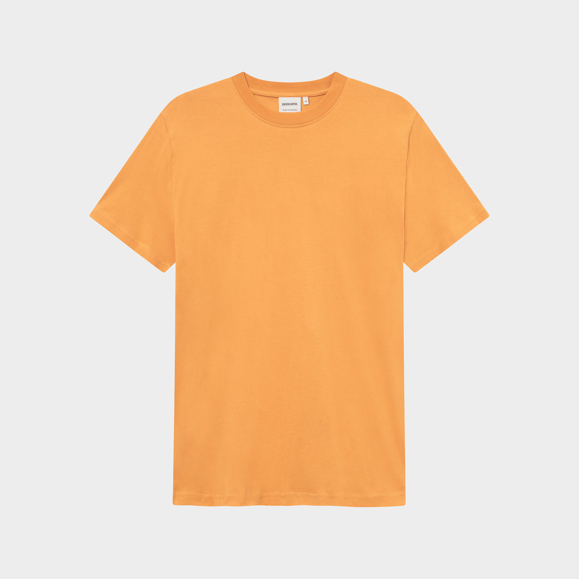 T-shirt Stockholm Base Gold Yellow - coton biologique - Dedicated 02