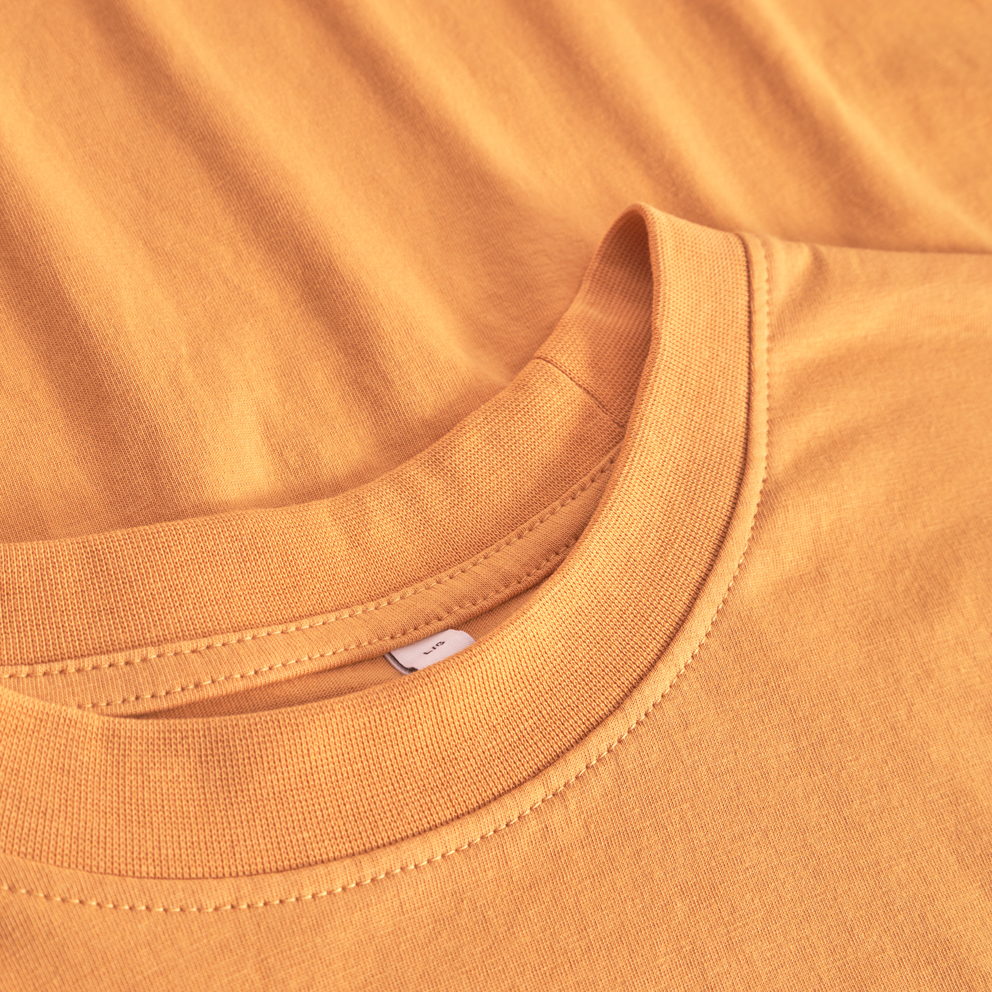 T-shirt Stockholm Base Gold Yellow - coton biologique - Dedicated 03