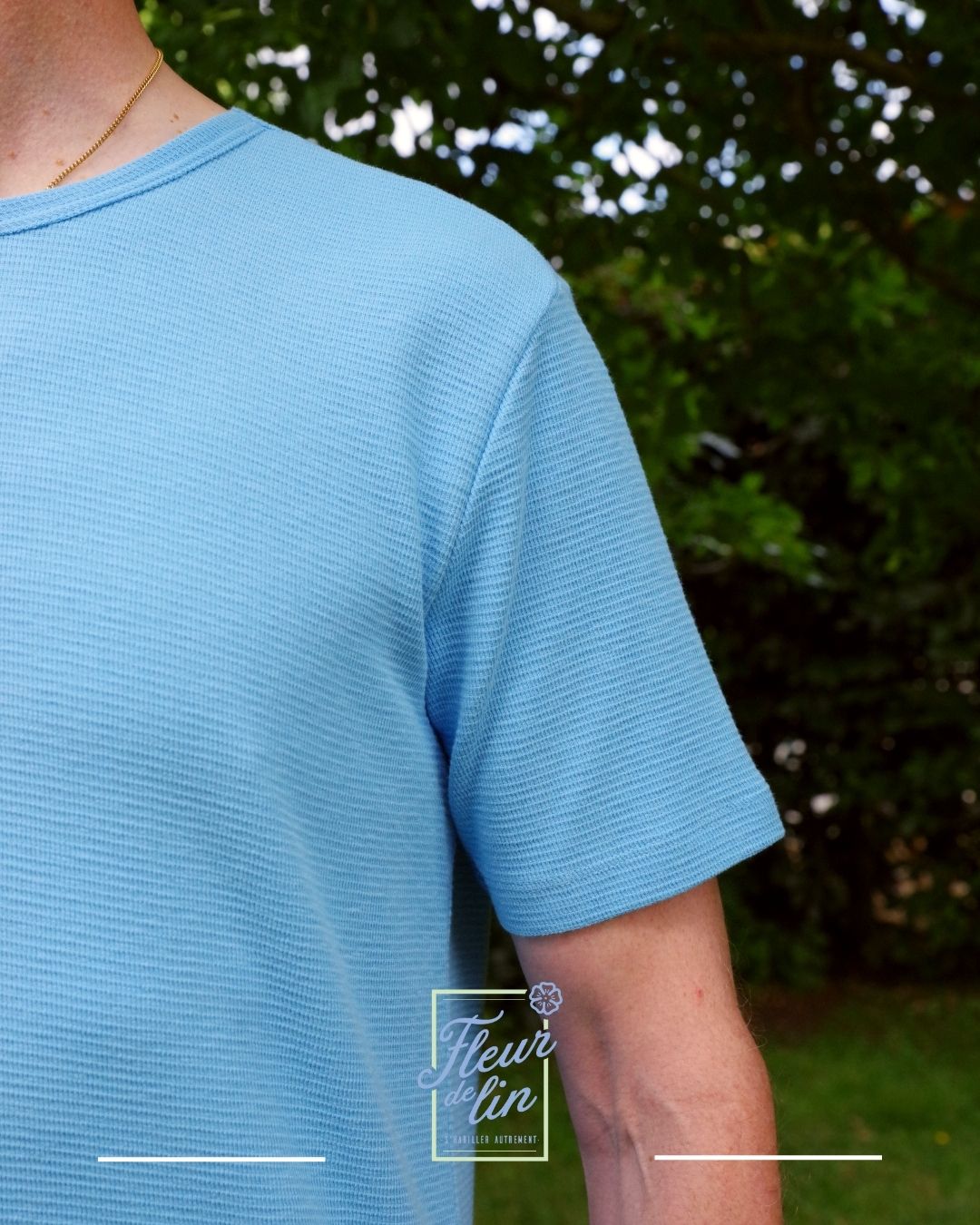 T-shirt Waffle - Knowledge Cotton Apparel