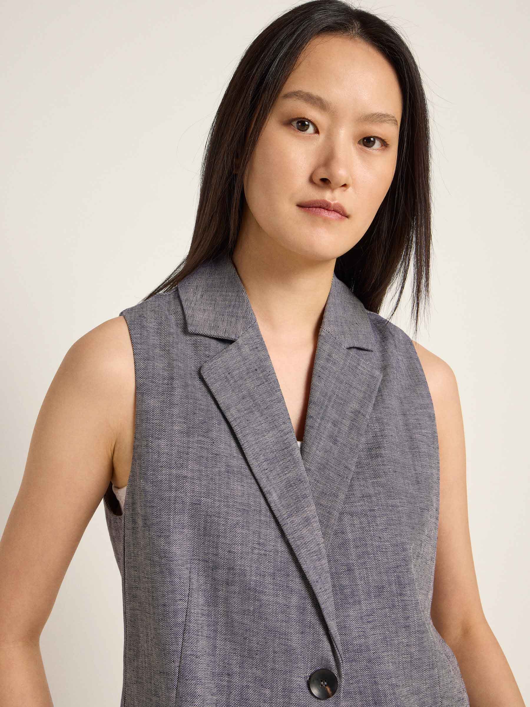 Blazer-Zuri-dark-blue-melange-coton-biologique-lin-Lanius03