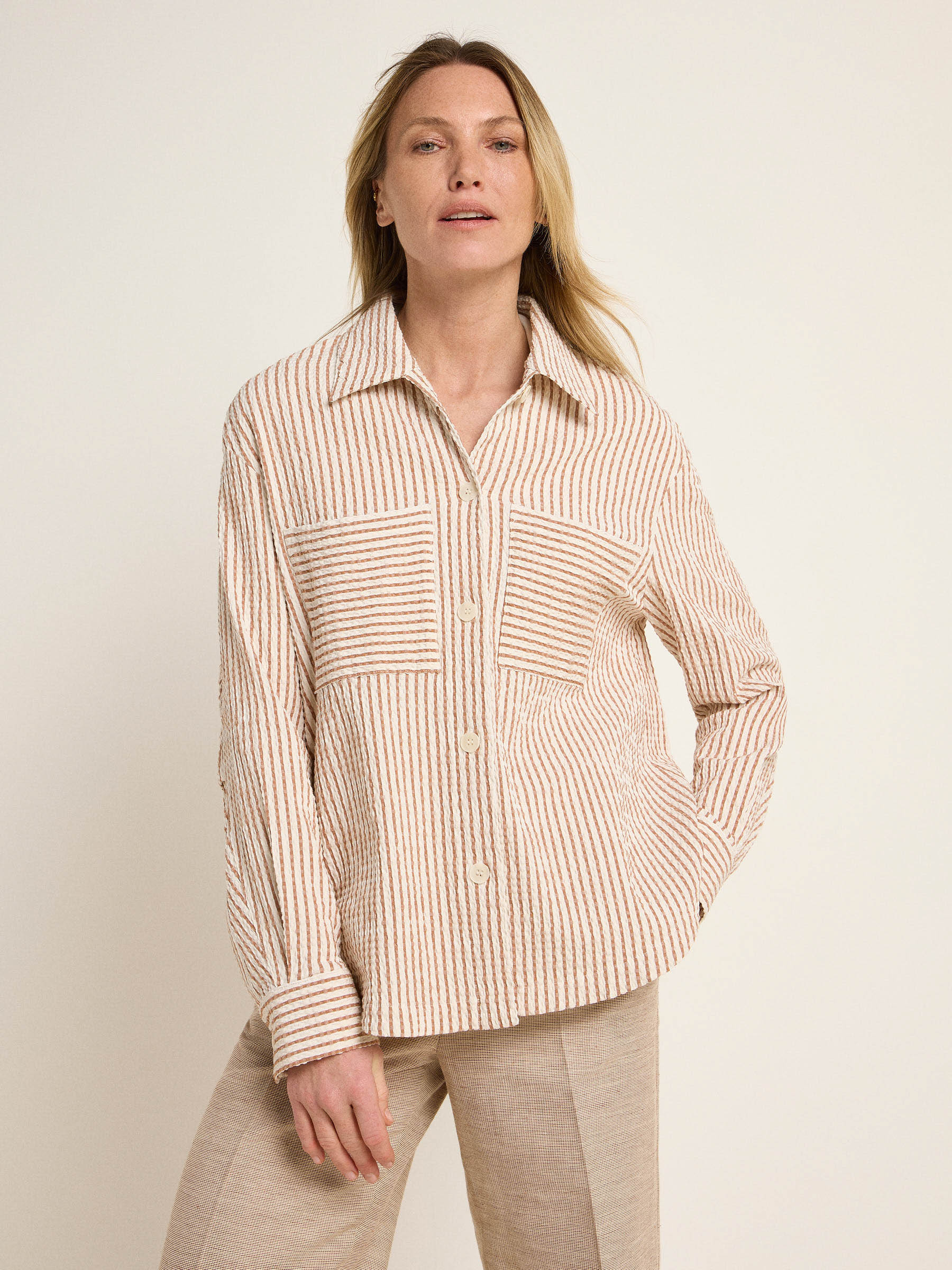 Veste-chemisier-Zella-off-white-mocha-coton-biologique-tencel-Lanius01