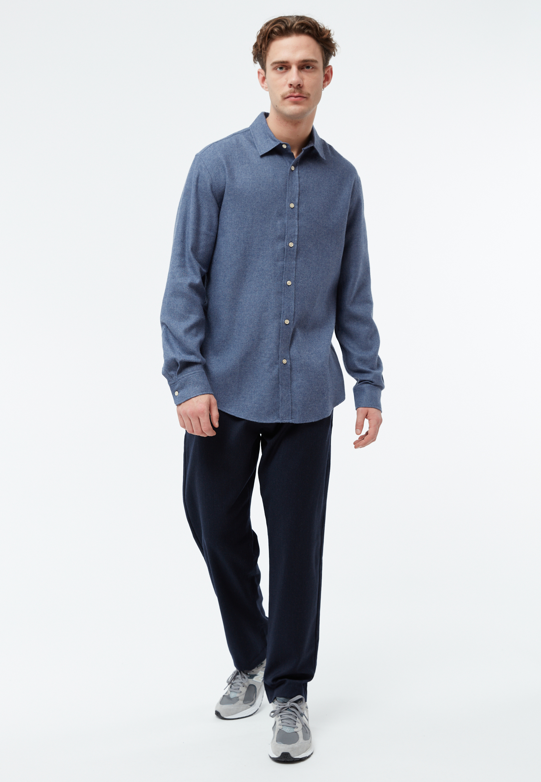 Chemise-John-yale-blue-tencel-coton-biologique-Givn05