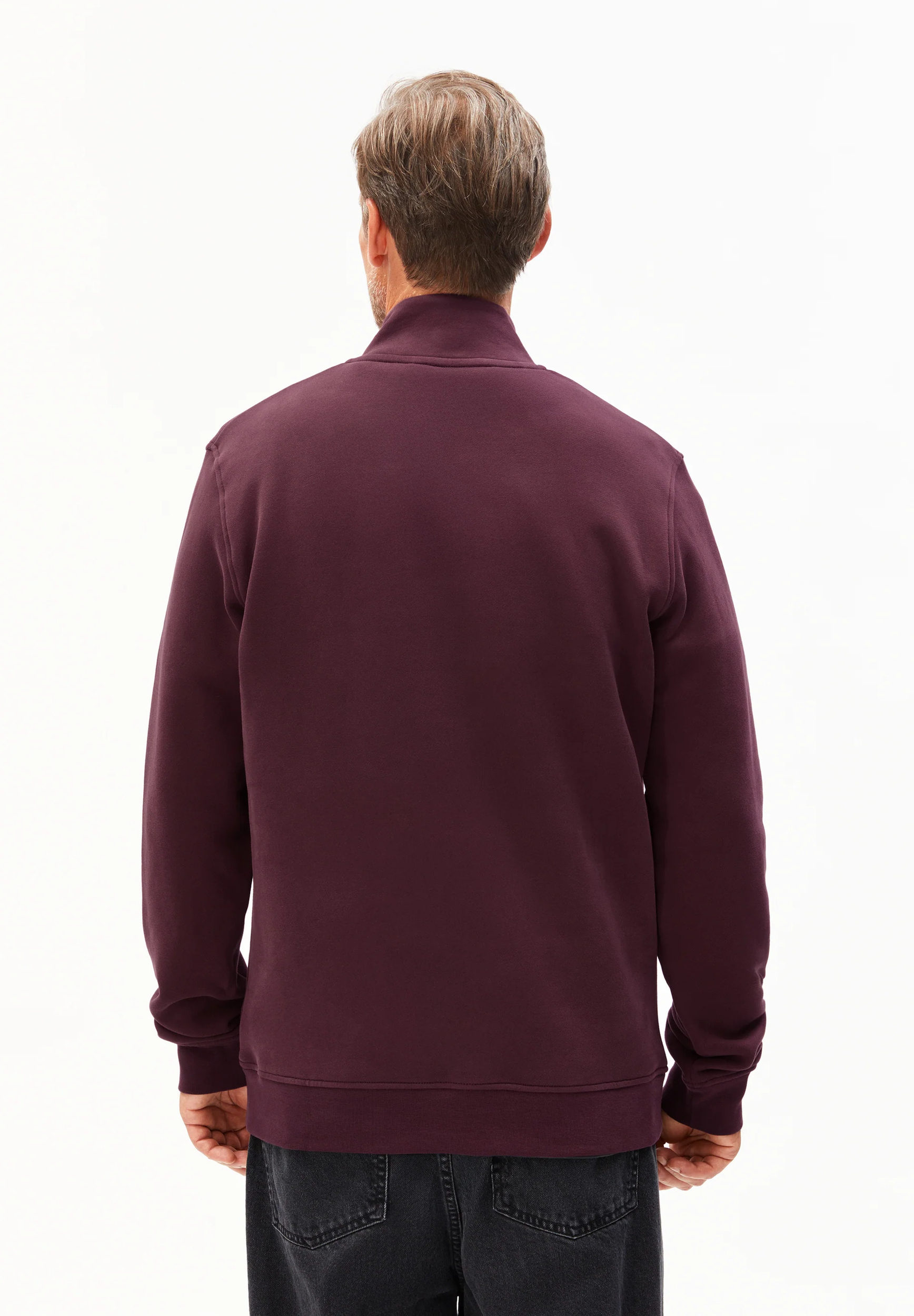 Sweat-Waarlo-dark-cranberry-coton-biologique-Armed-angels02
