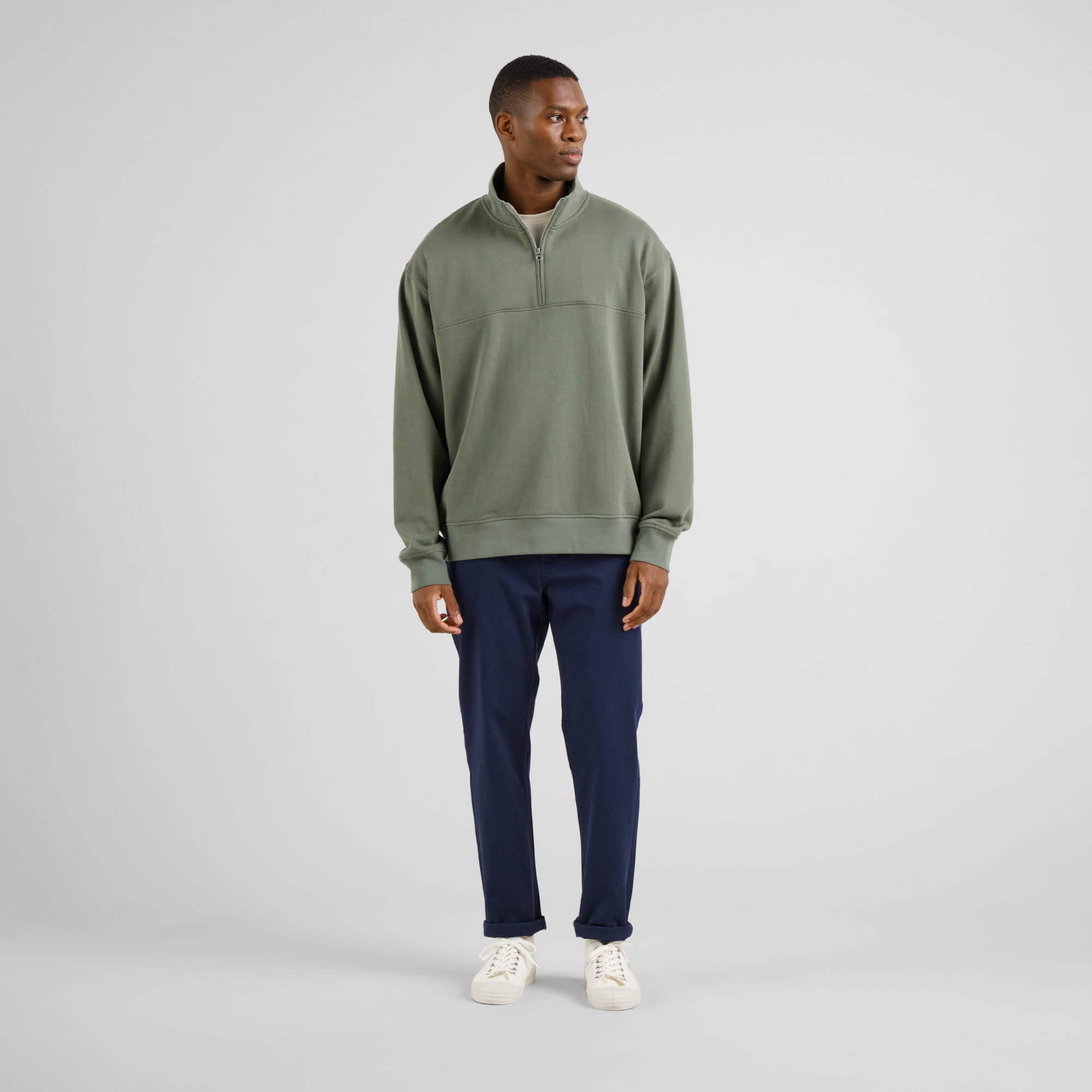 Sweat-Sandvalla-forest-green-coton-biologique-Dedicated05