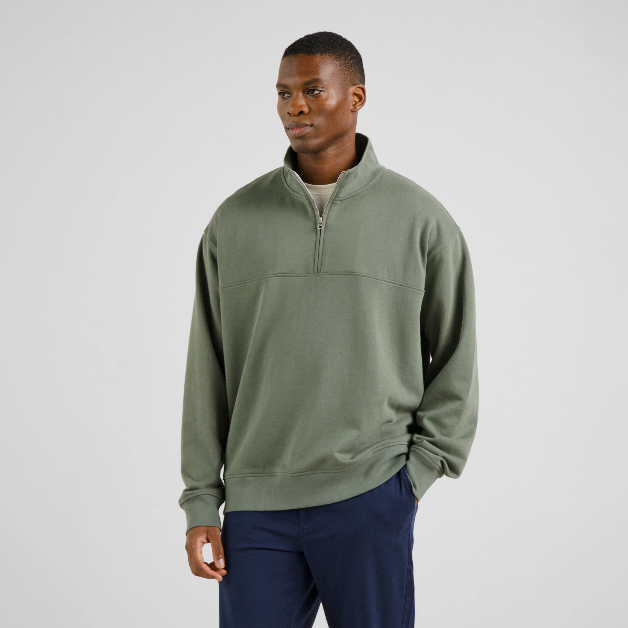 Sweat-Sandvalla-forest-green-coton-biologique-Dedicated03