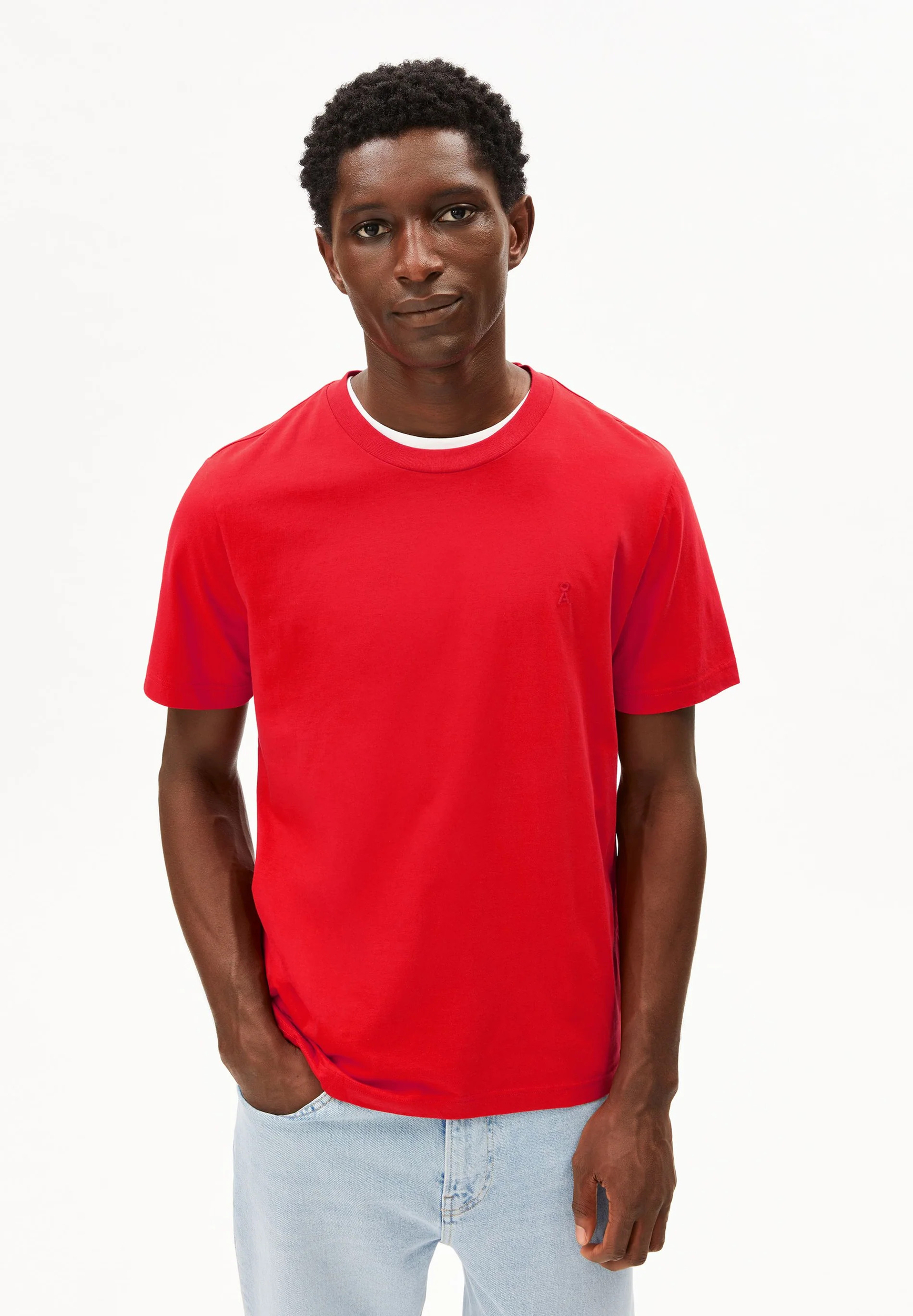 T-shirt-Jaames-mars-red-coton-biologique-Armed-angels01