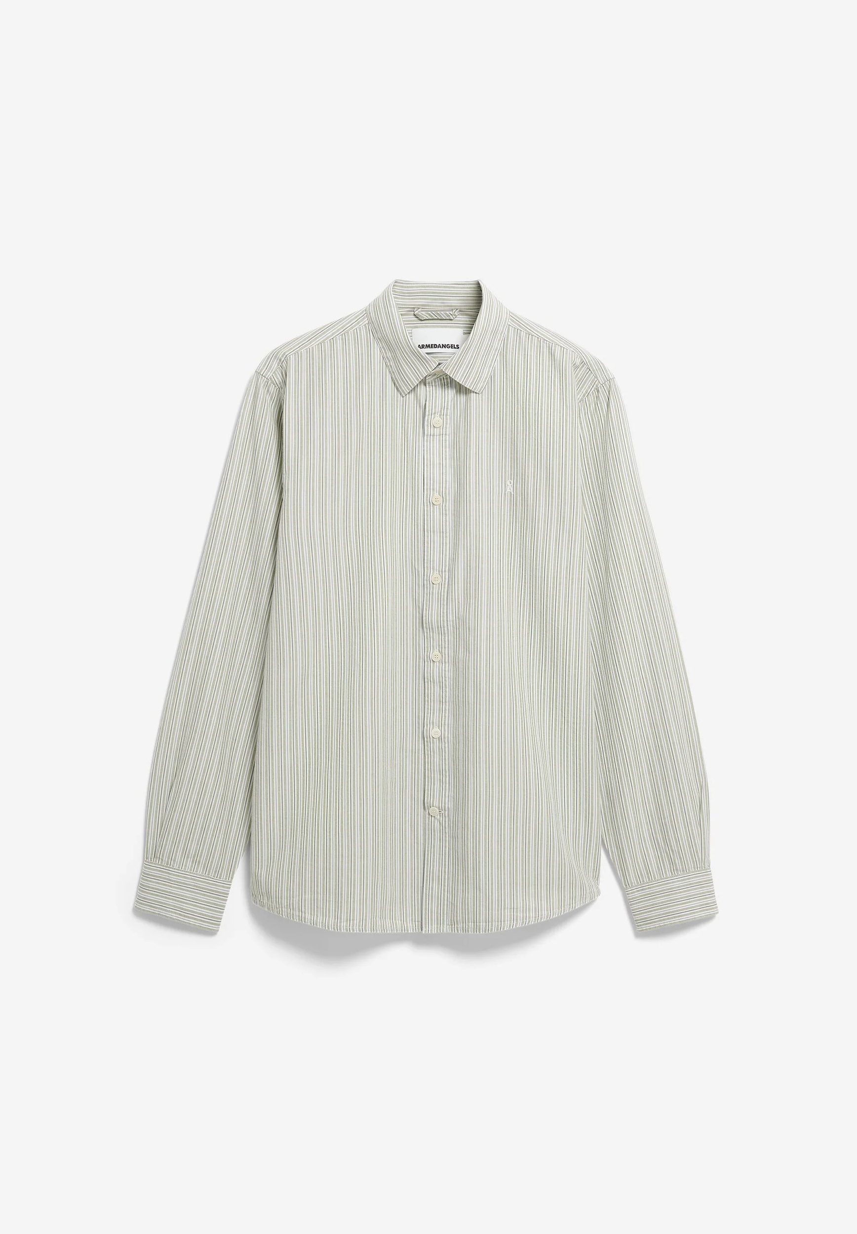 Chemise-stripe-fatigue-green-coton-biologique-Armed-angels06