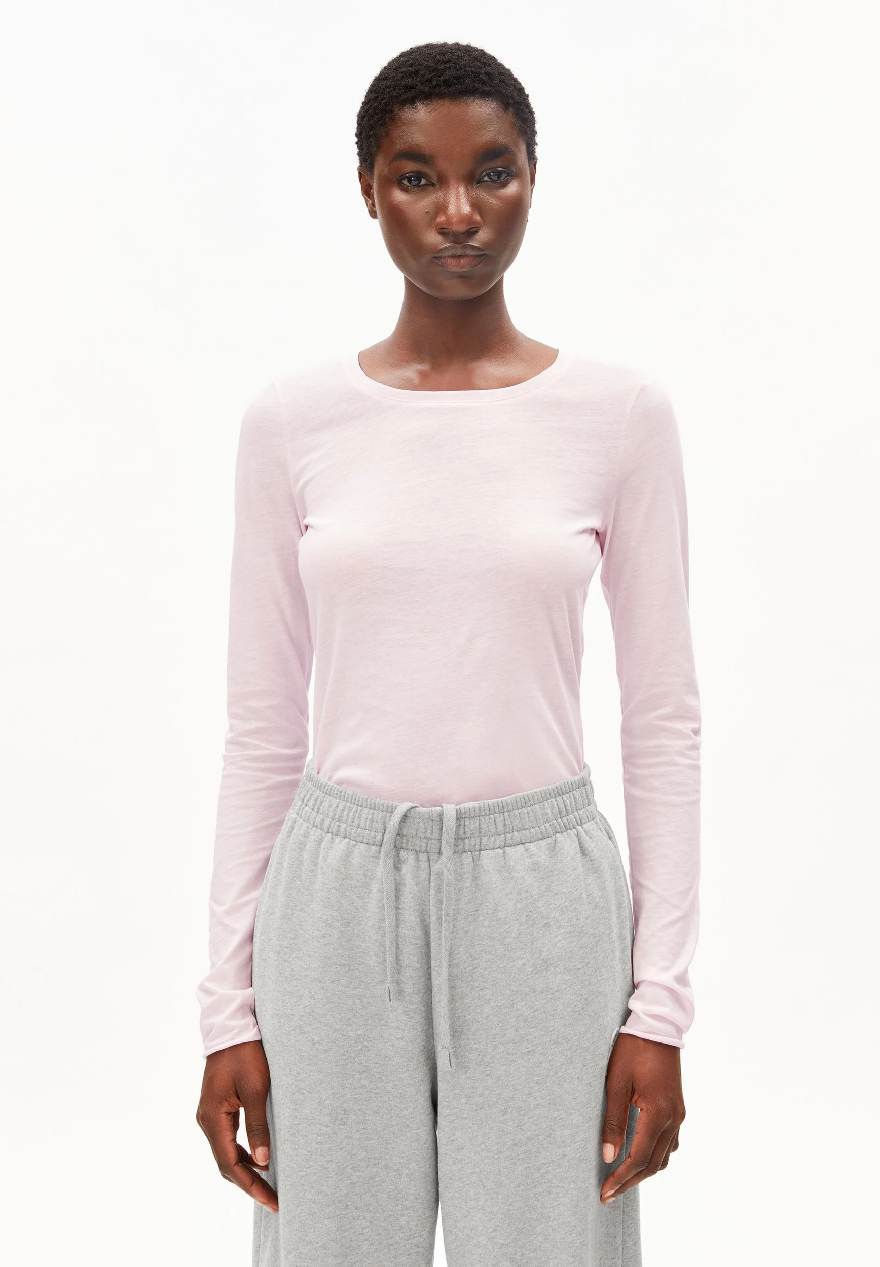 T-shirt-Einiaara-pink-mist-coton-biologique-Armed-angels01