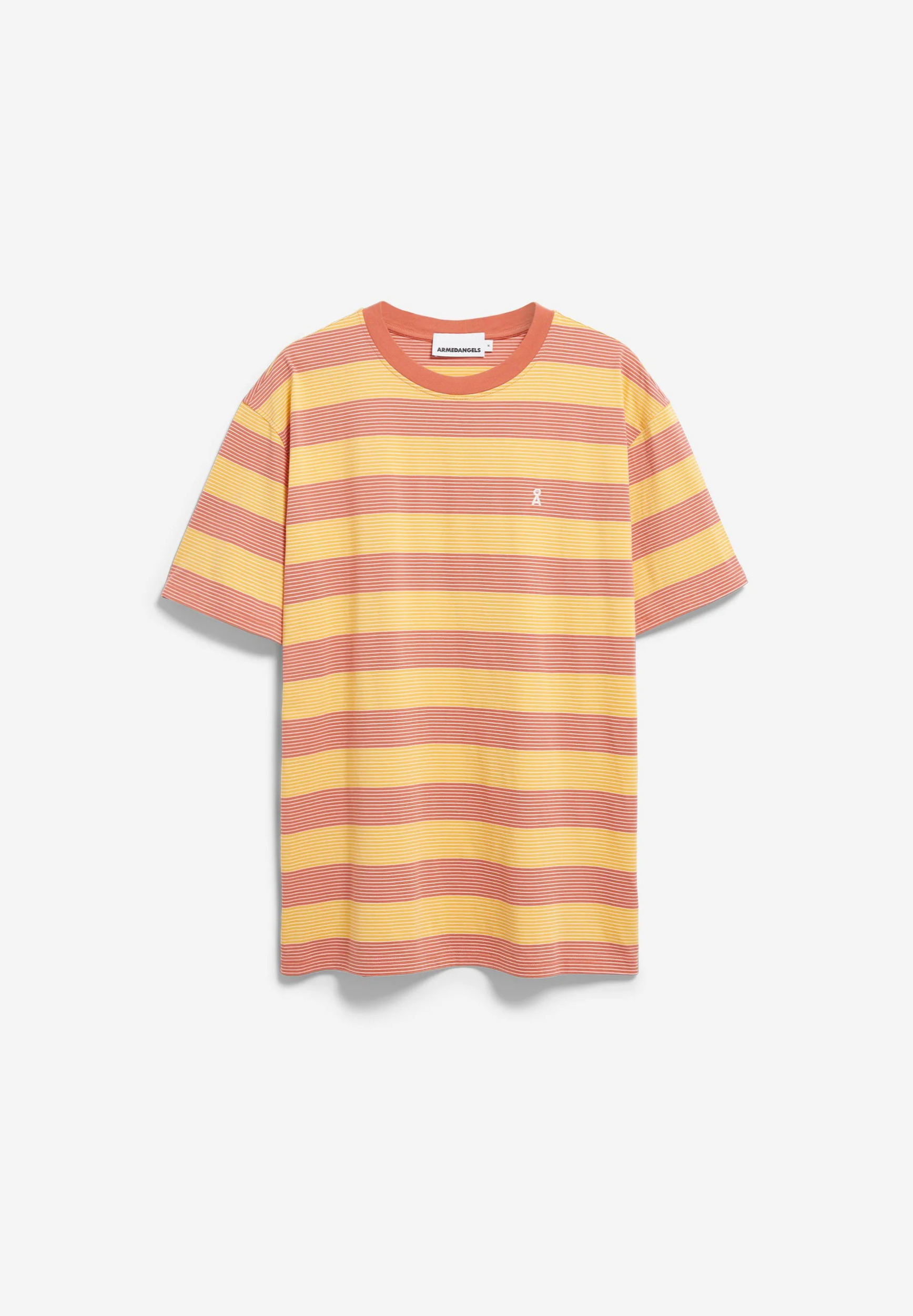 T-shirt-Maarkos-sunflower-tabasco-red-coton-biologique-Armed-angels06