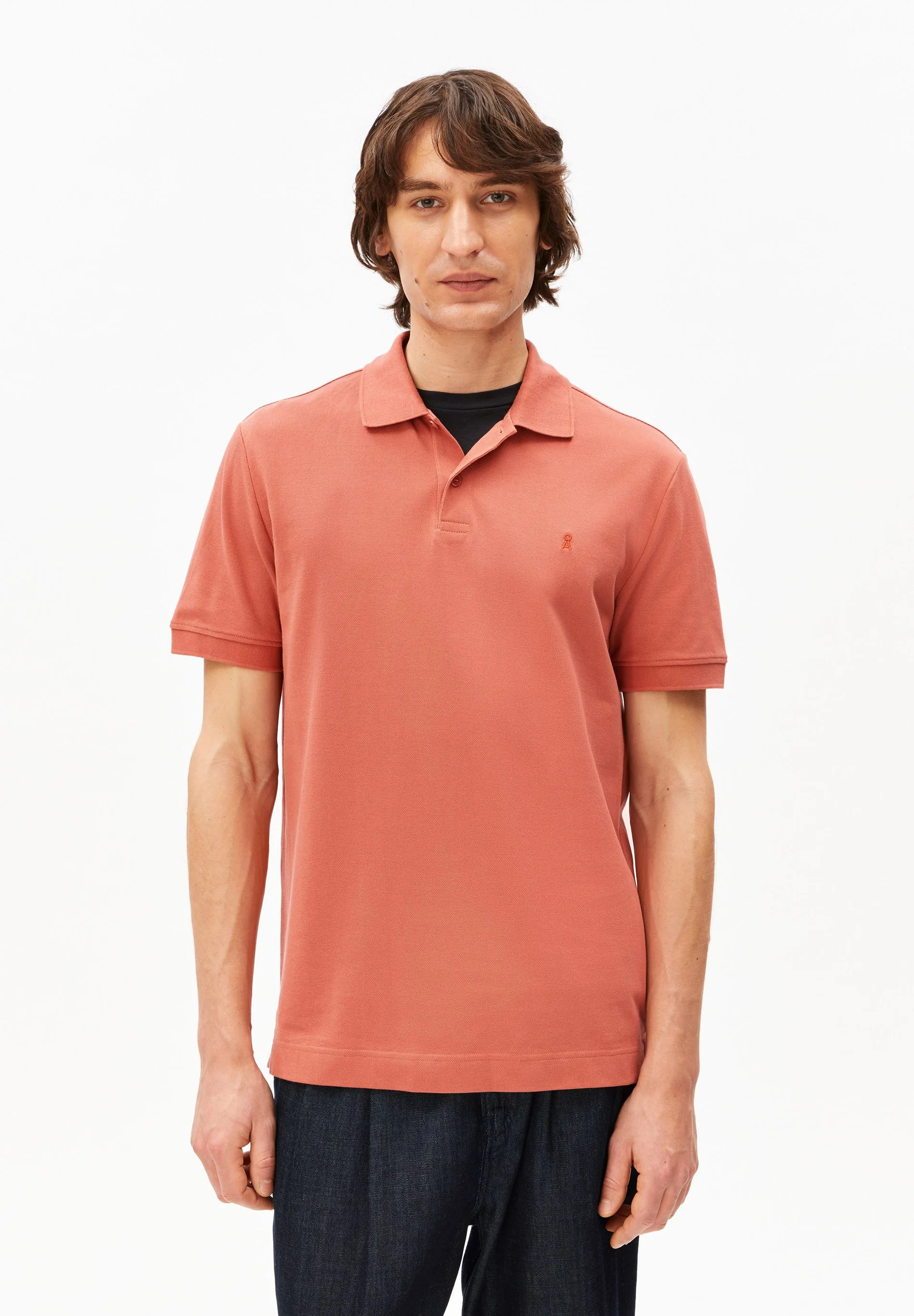 Polo-Maario-tabasco-red-coton-biologique-Armed-angels01