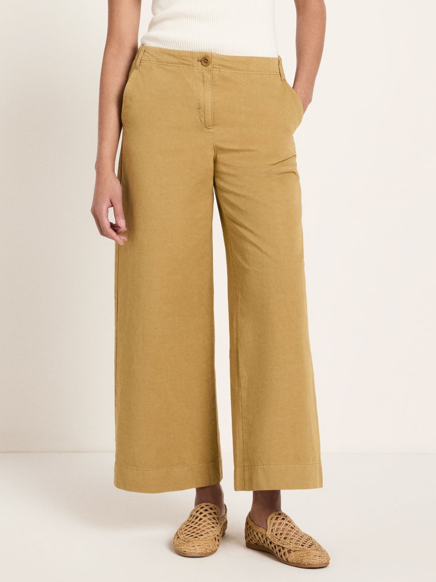 Pantalon-Amandine-Verkürzte-Hose-khaki-coton-biologique-lin-Lanius01