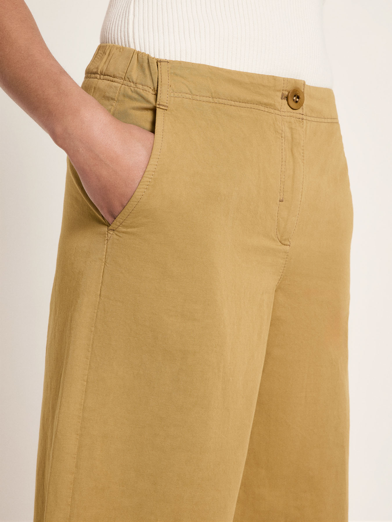 Pantalon-Amandine-Verkürzte-Hose-khaki-coton-biologique-lin-Lanius02