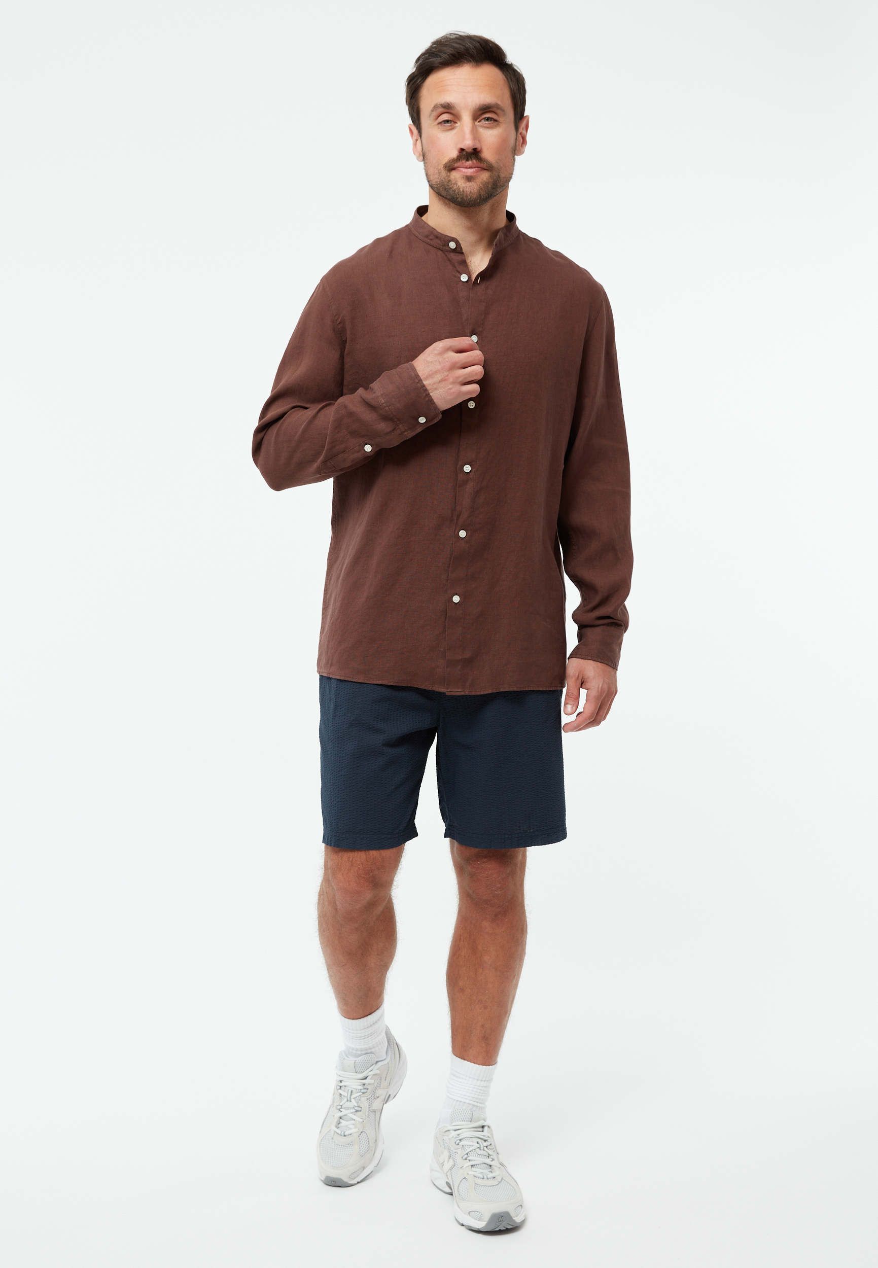 Chemise-Wes-chocolate-brown-lin-Givn05