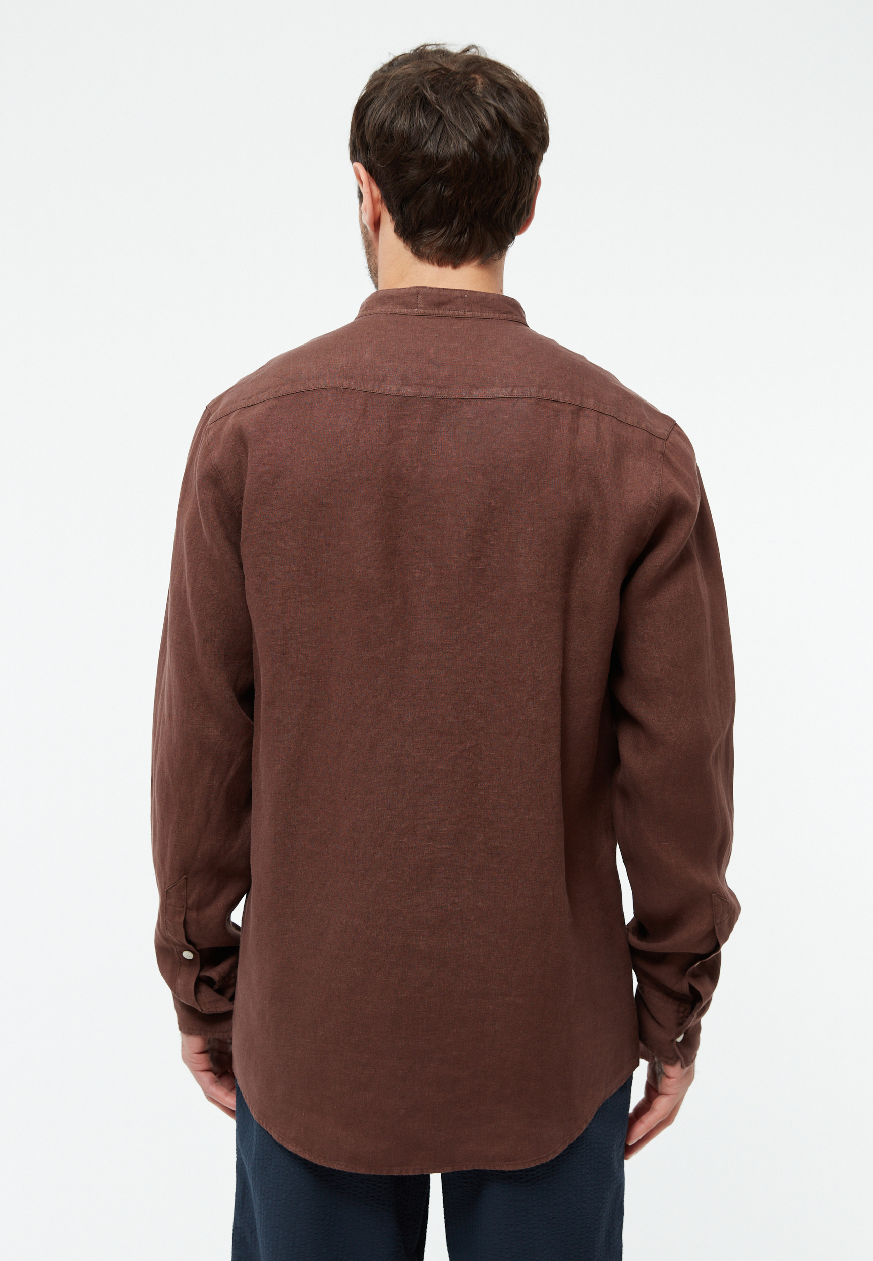 Chemise-Wes-chocolate-brown-lin-Givn04