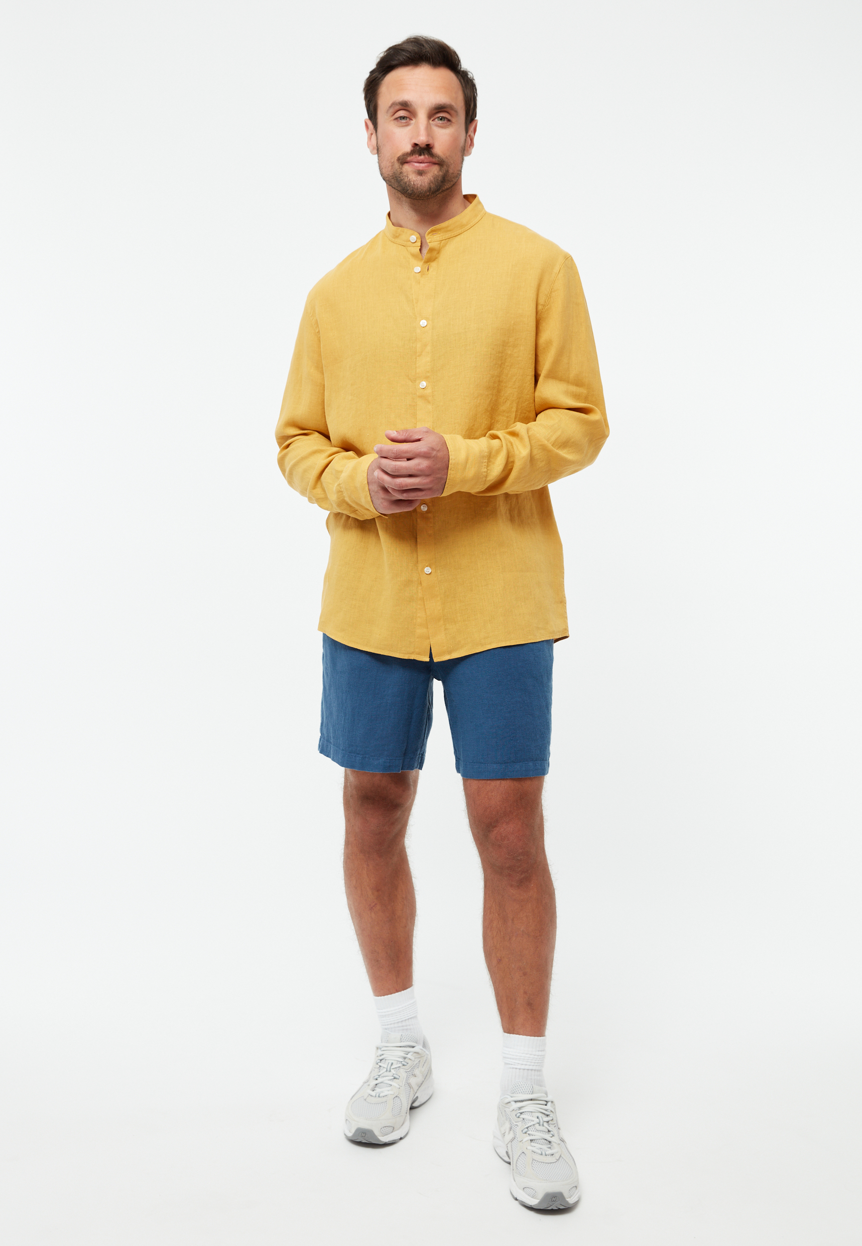Chemise-Wes-faded-gold-lin-Givn04