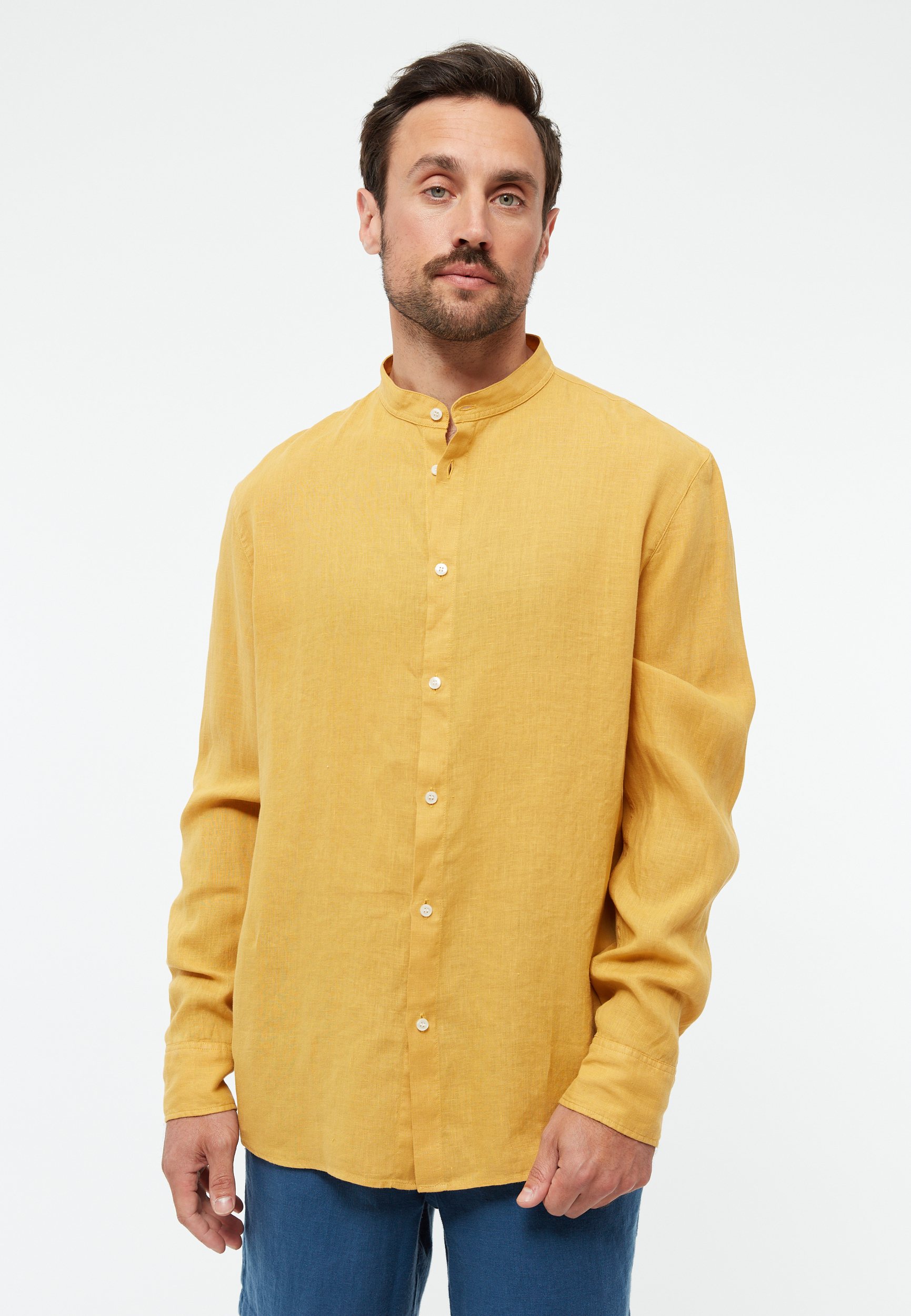 Chemise-Wes-faded-gold-lin-Givn01