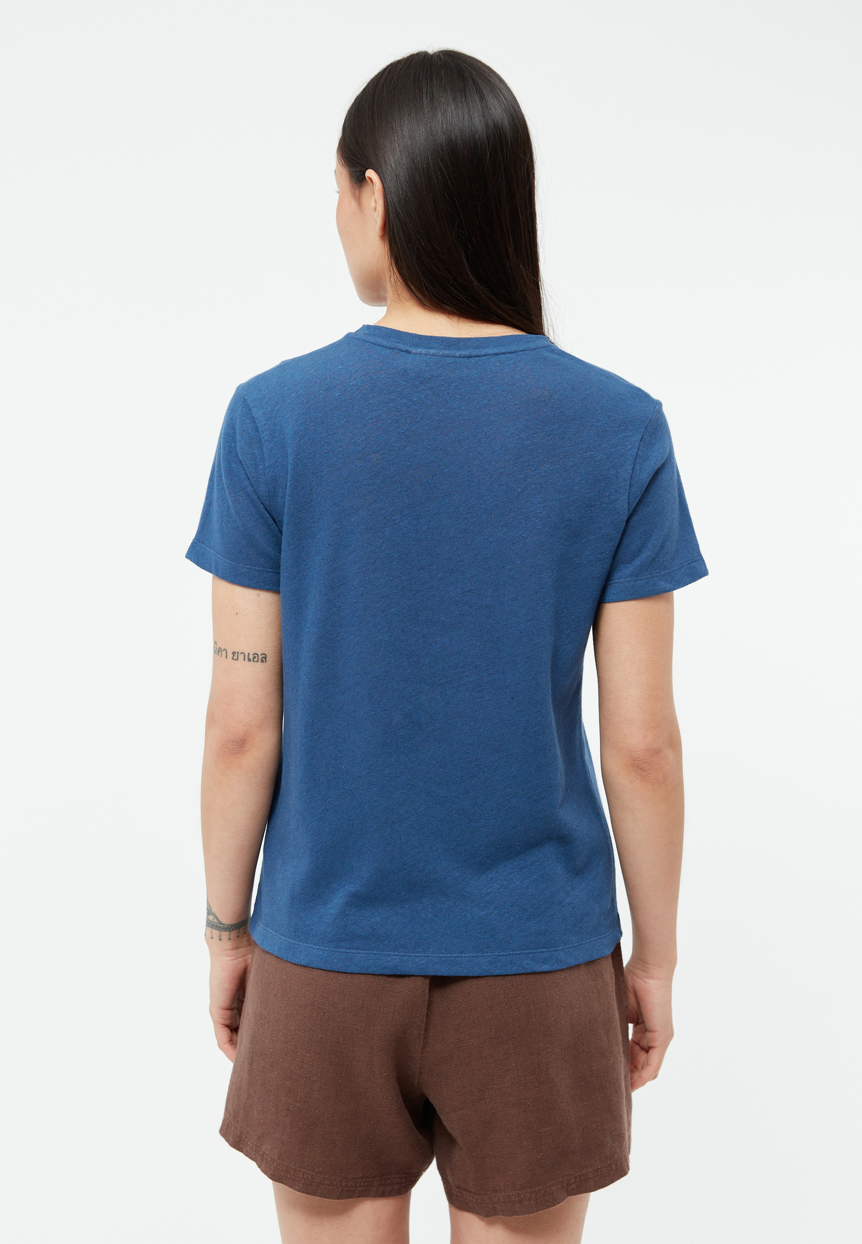 T-shirt-Julia-blazing-blue-coton-biologique-lin-Givn03