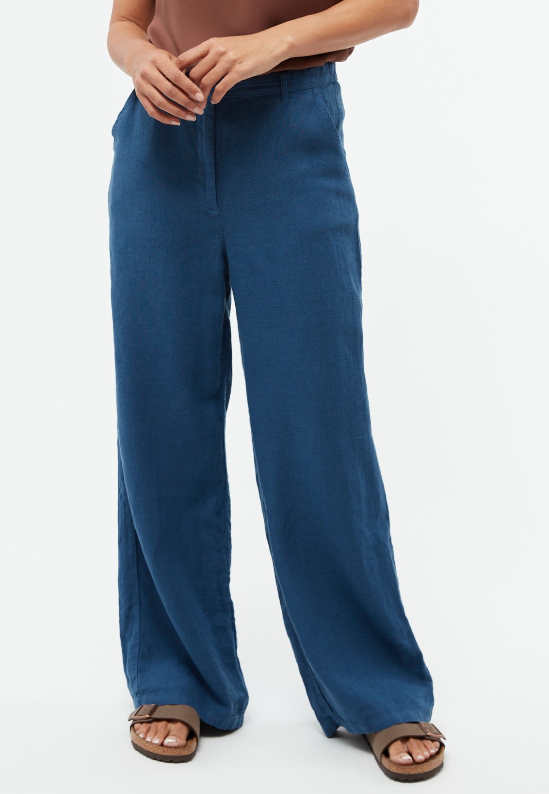 Pantalon-Beatrice-blazing-blue-lin-Givn01